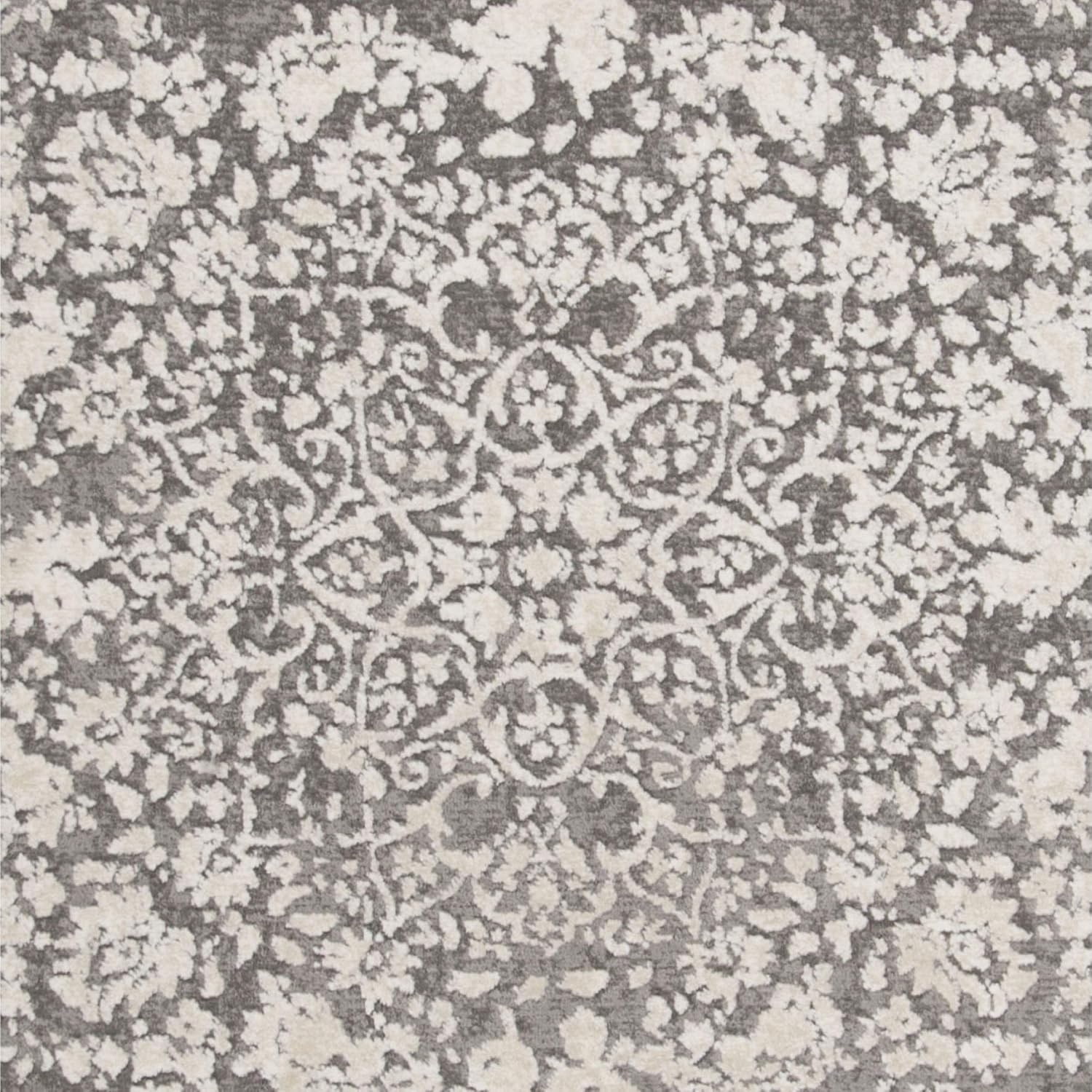 image:imageSAFAVIEH Area Rug 8x10 Reflection Collection Large Cream amp Ivory NonShedding amp Easy Cleaning Ideal for Living Room Bedroom Dining Space RFT664DDark GreyCream