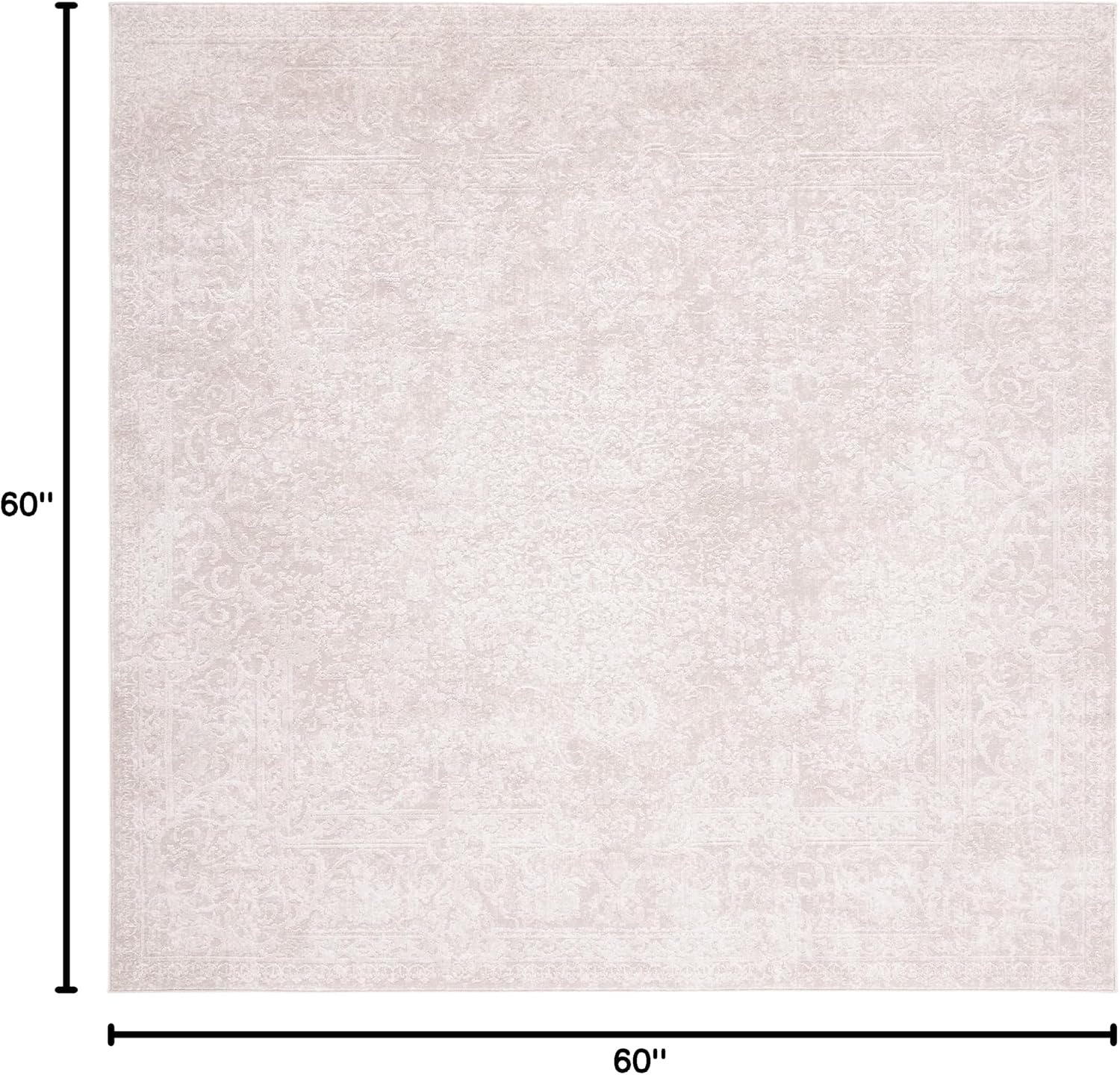 image:imageSAFAVIEH Area Rug 8x10 Reflection Collection Large Cream amp Ivory NonShedding amp Easy Cleaning Ideal for Living Room Bedroom Dining Space RFT664DCremeIvory