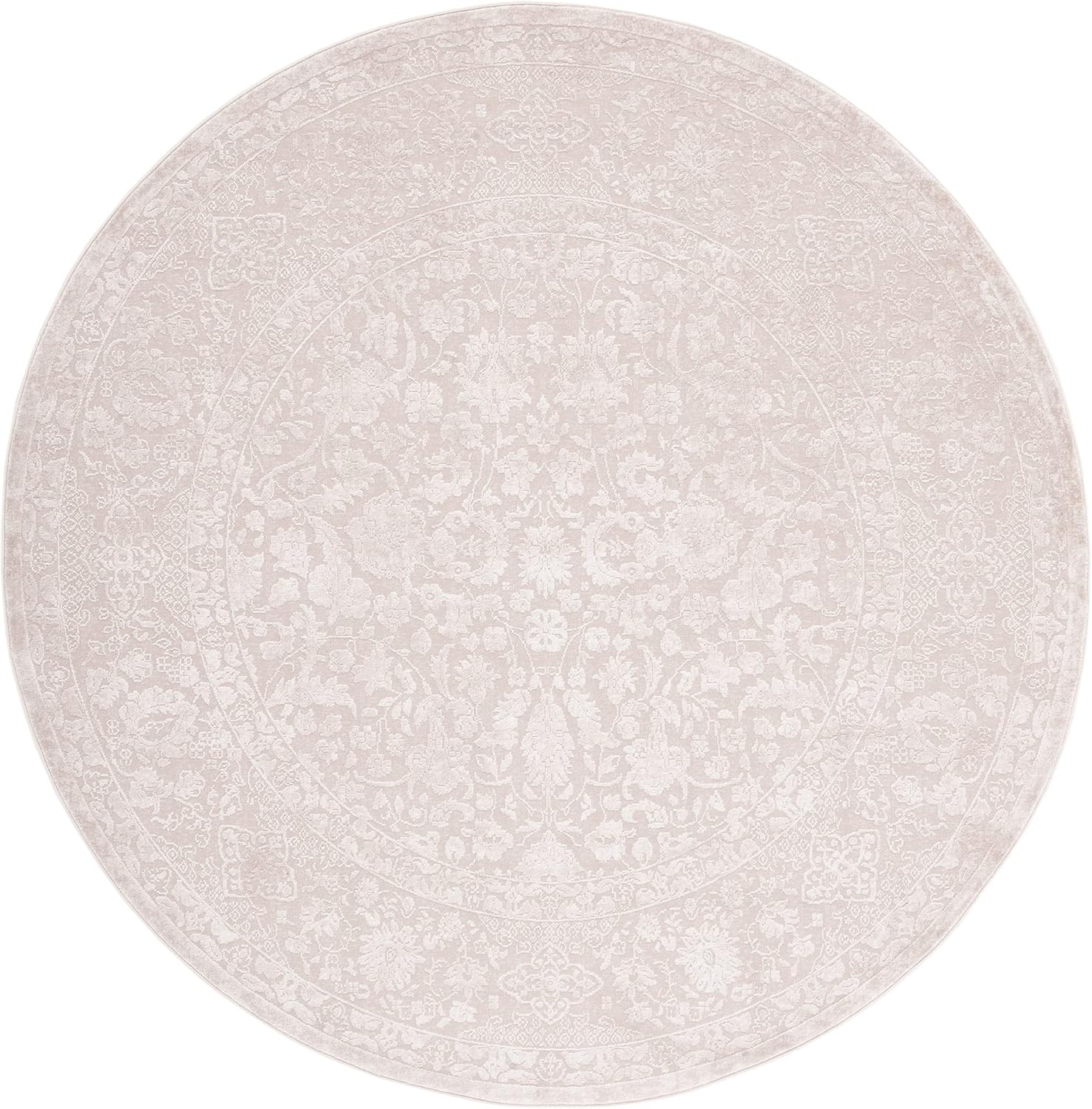 image:imageSAFAVIEH Area Rug 8x10 Reflection Collection Large Cream amp Ivory NonShedding amp Easy Cleaning Ideal for Living Room Bedroom Dining Space RFT667DCremeIvory