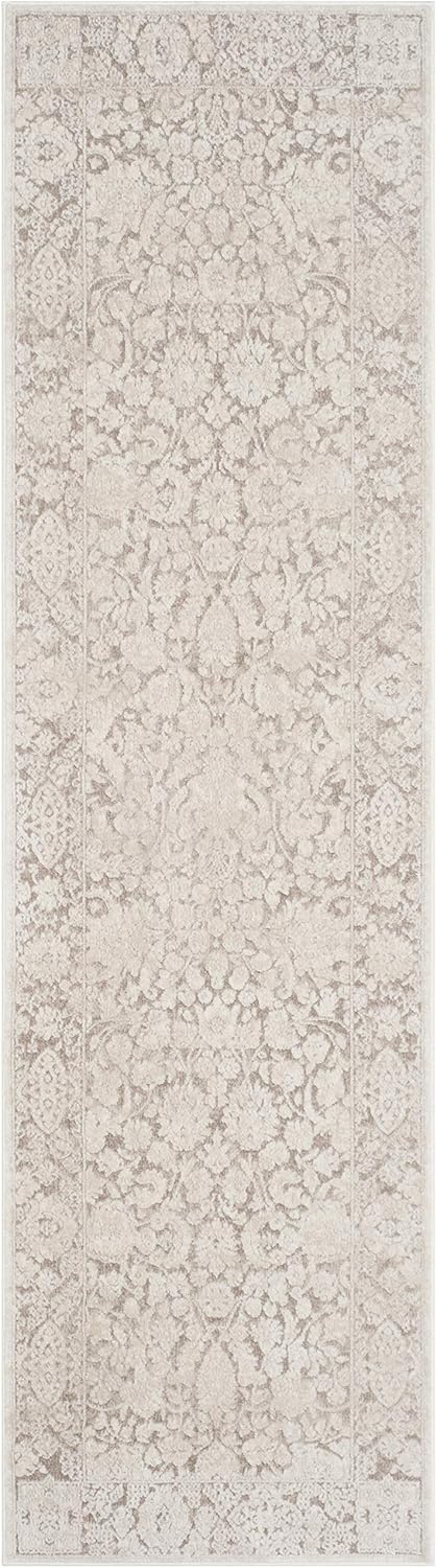 image:imageSAFAVIEH Area Rug 8x10 Reflection Collection Large Cream amp Ivory NonShedding amp Easy Cleaning Ideal for Living Room Bedroom Dining Space RFT667DBeigeCream