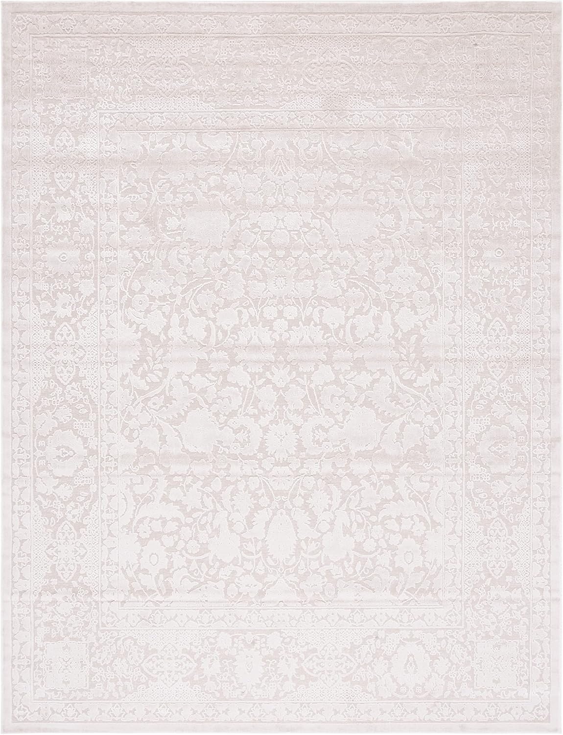 image:imageSAFAVIEH Area Rug 8x10 Reflection Collection Large Cream amp Ivory NonShedding amp Easy Cleaning Ideal for Living Room Bedroom Dining Space RFT667DCremeIvory