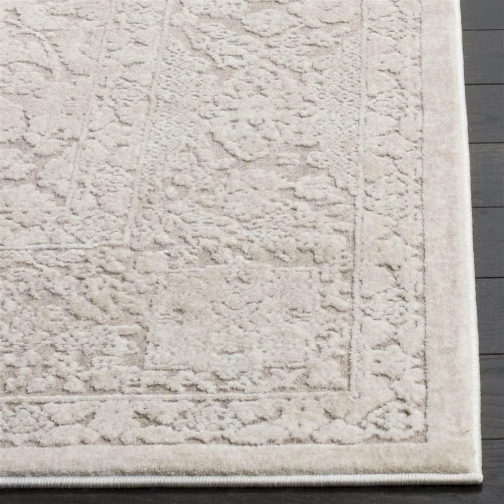 image:imageSAFAVIEH Area Rug 8x10 Reflection Collection Large Cream amp Ivory NonShedding amp Easy Cleaning Ideal for Living Room Bedroom Dining Space RFT667DBeigeCream