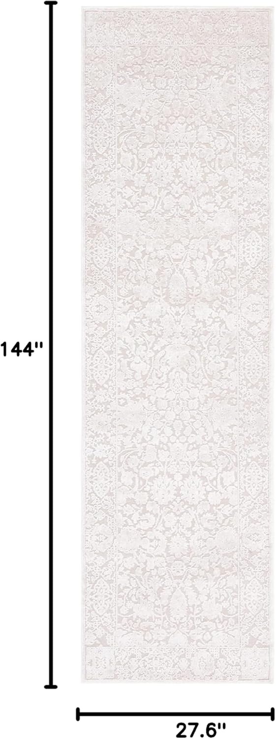 image:imageSAFAVIEH Area Rug 8x10 Reflection Collection Large Cream amp Ivory NonShedding amp Easy Cleaning Ideal for Living Room Bedroom Dining Space RFT667DCremeIvory