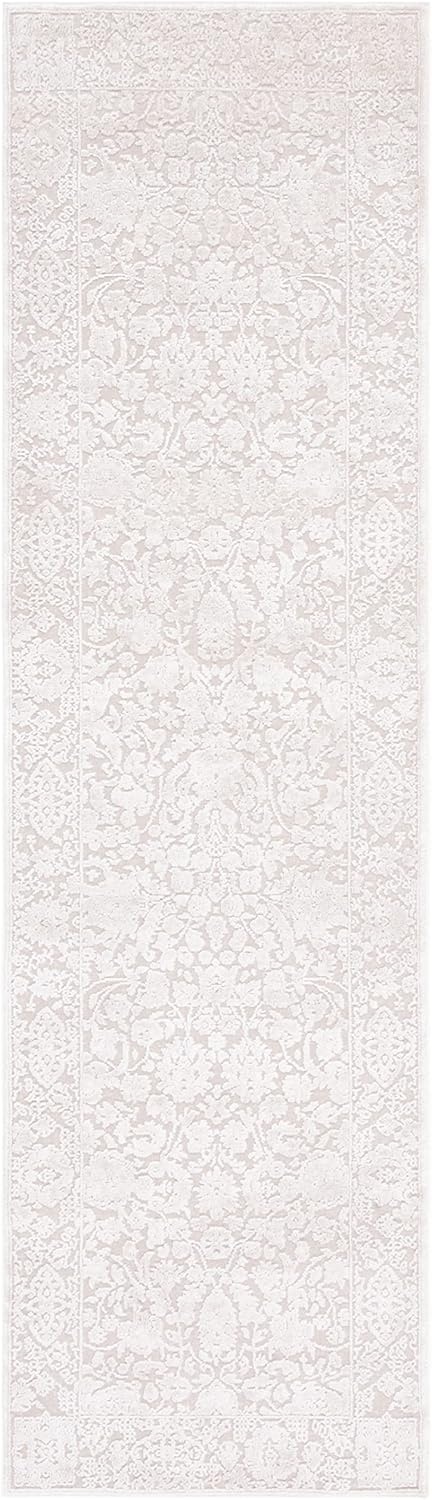 image:imageSAFAVIEH Area Rug 8x10 Reflection Collection Large Cream amp Ivory NonShedding amp Easy Cleaning Ideal for Living Room Bedroom Dining Space RFT667DCremeIvory