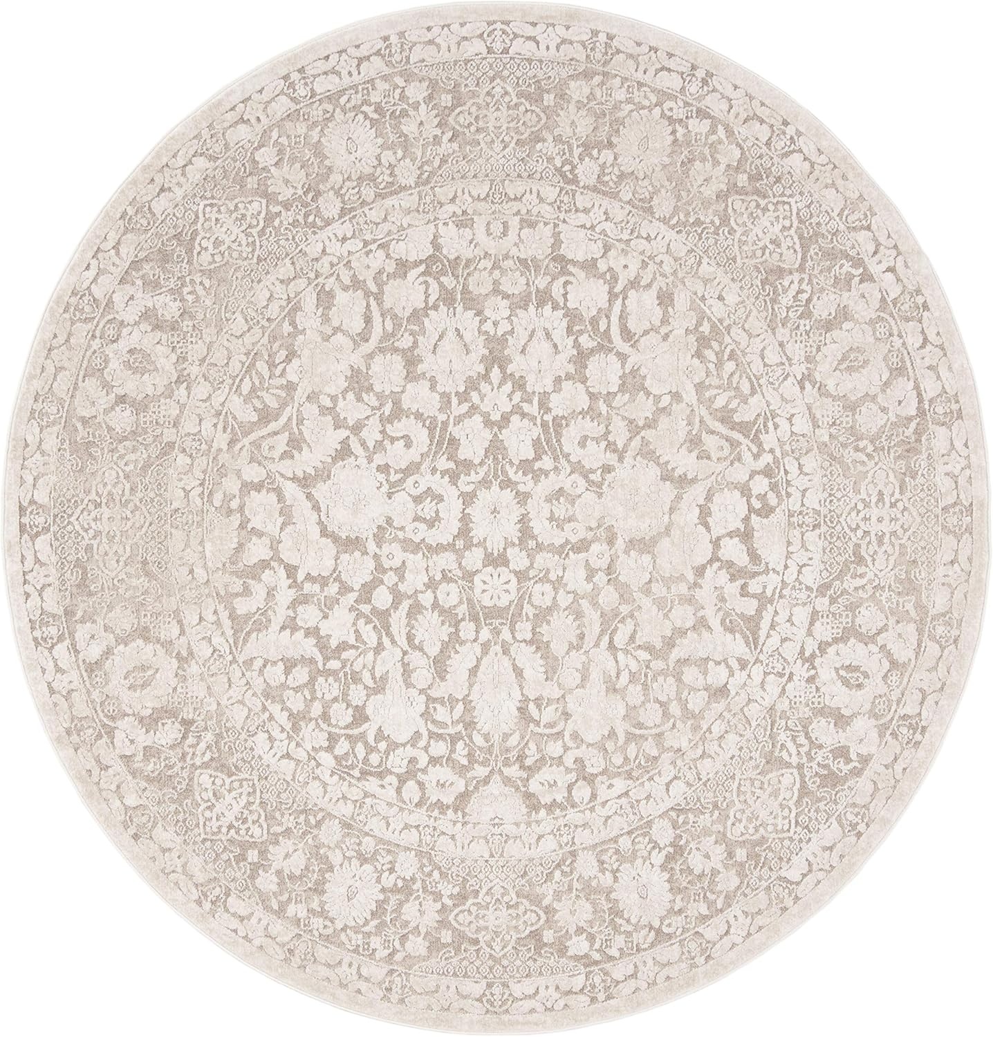 image:imageSAFAVIEH Area Rug 8x10 Reflection Collection Large Cream amp Ivory NonShedding amp Easy Cleaning Ideal for Living Room Bedroom Dining Space RFT667DBeigeCream