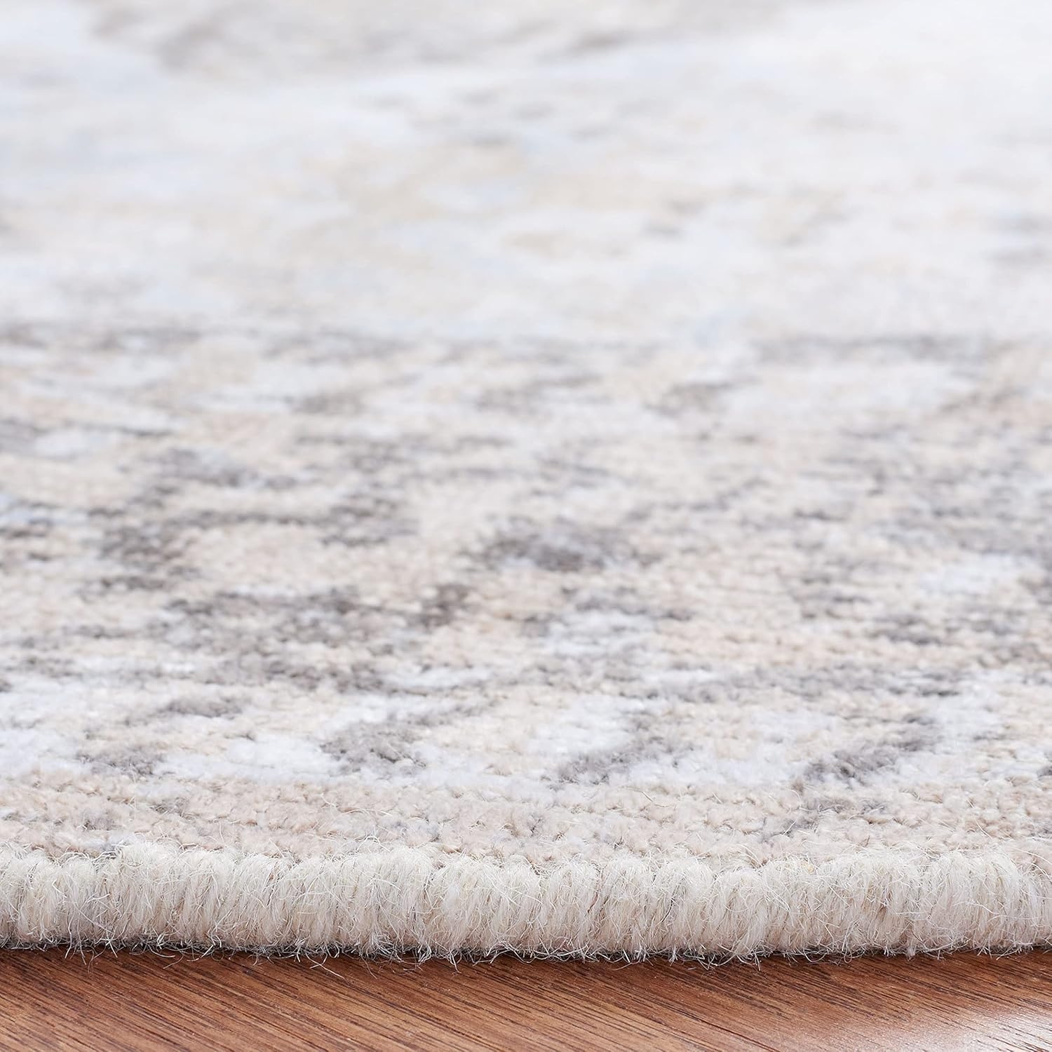 image:imageSAFAVIEH Area Rug 8x10 Restoration Vintage Collection Large Beige amp Sand Handmade Wool amp Viscose Ideal for Living Room Bedroom Office Dining Space RVT703BBeigeSand