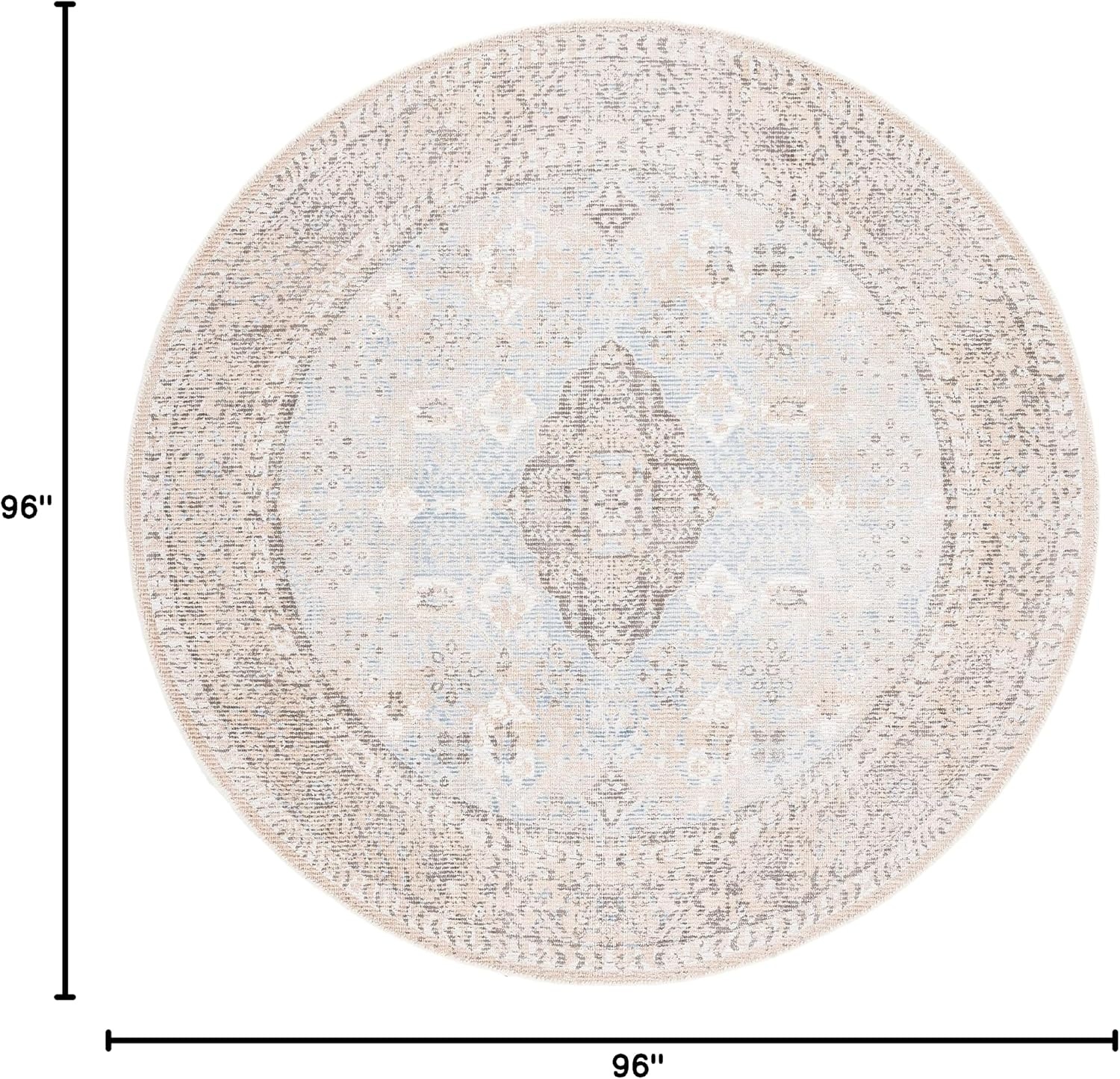 image:imageSAFAVIEH Area Rug 8x10 Restoration Vintage Collection Large Beige amp Sand Handmade Wool amp Viscose Ideal for Living Room Bedroom Office Dining Space RVT703BBeigeSand