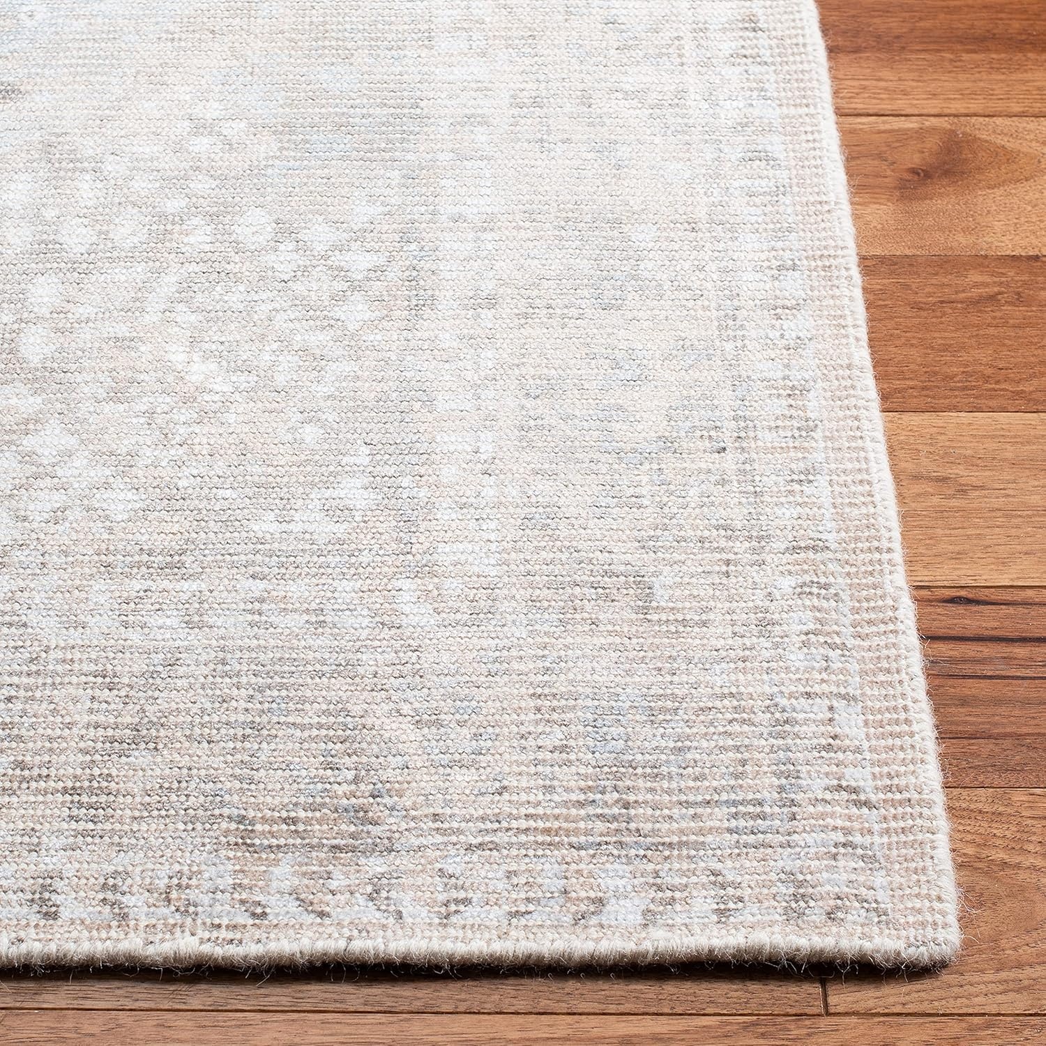 image:imageSAFAVIEH Area Rug 8x10 Restoration Vintage Collection Large Beige amp Sand Handmade Wool amp Viscose Ideal for Living Room Bedroom Office Dining Space RVT703BBeigeSand