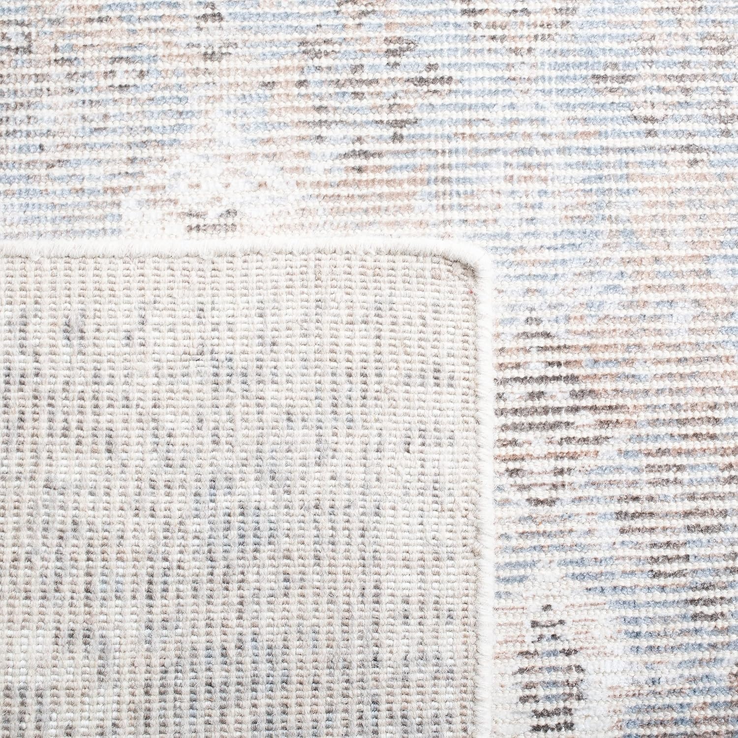 image:imageSAFAVIEH Area Rug 8x10 Restoration Vintage Collection Large Beige amp Sand Handmade Wool amp Viscose Ideal for Living Room Bedroom Office Dining Space RVT703BBeigeSand