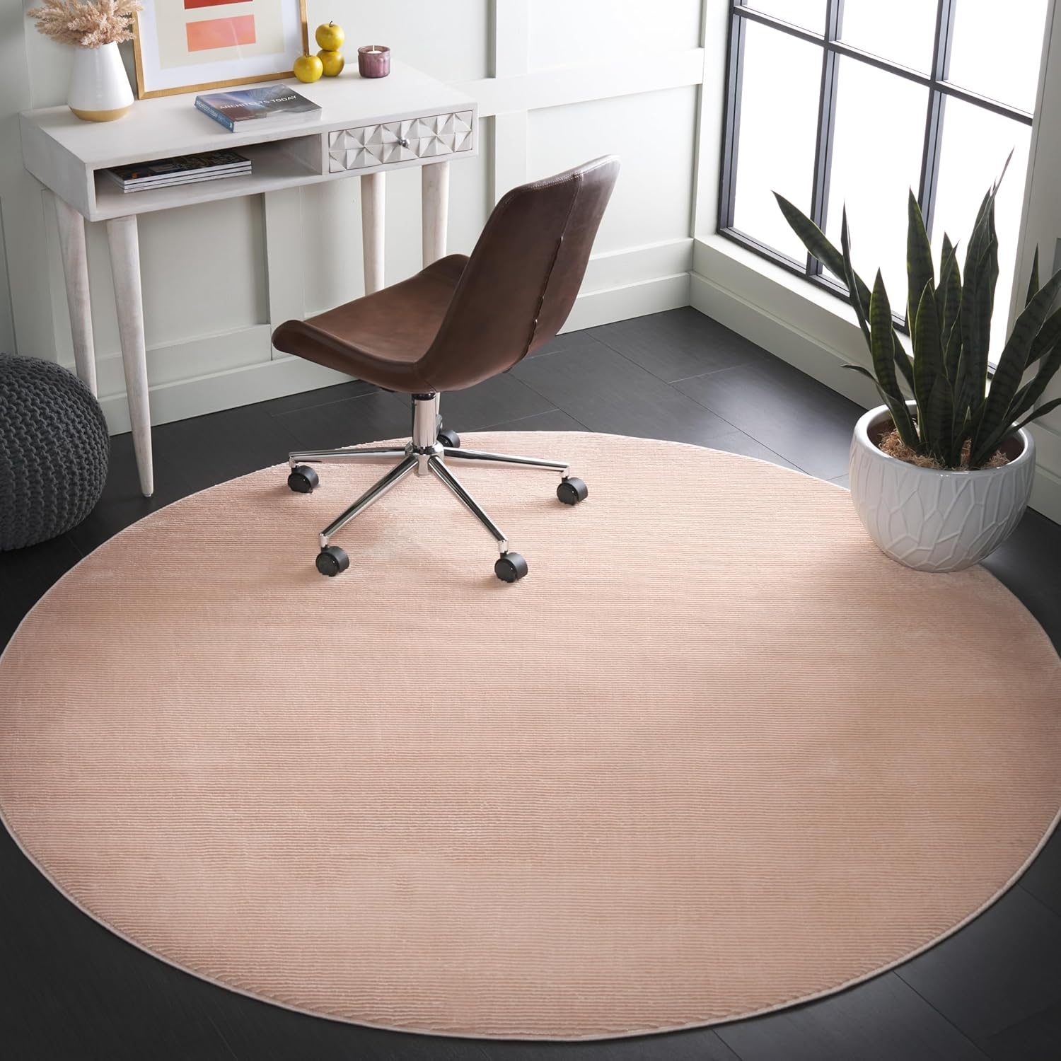 image:imageSAFAVIEH Area Rug 8x10 Revive Collection Large Green Solid Pattern NonShedding amp Easy Cleaning Ideal for Living Room Bedroom Office Dining Space REV102YPink