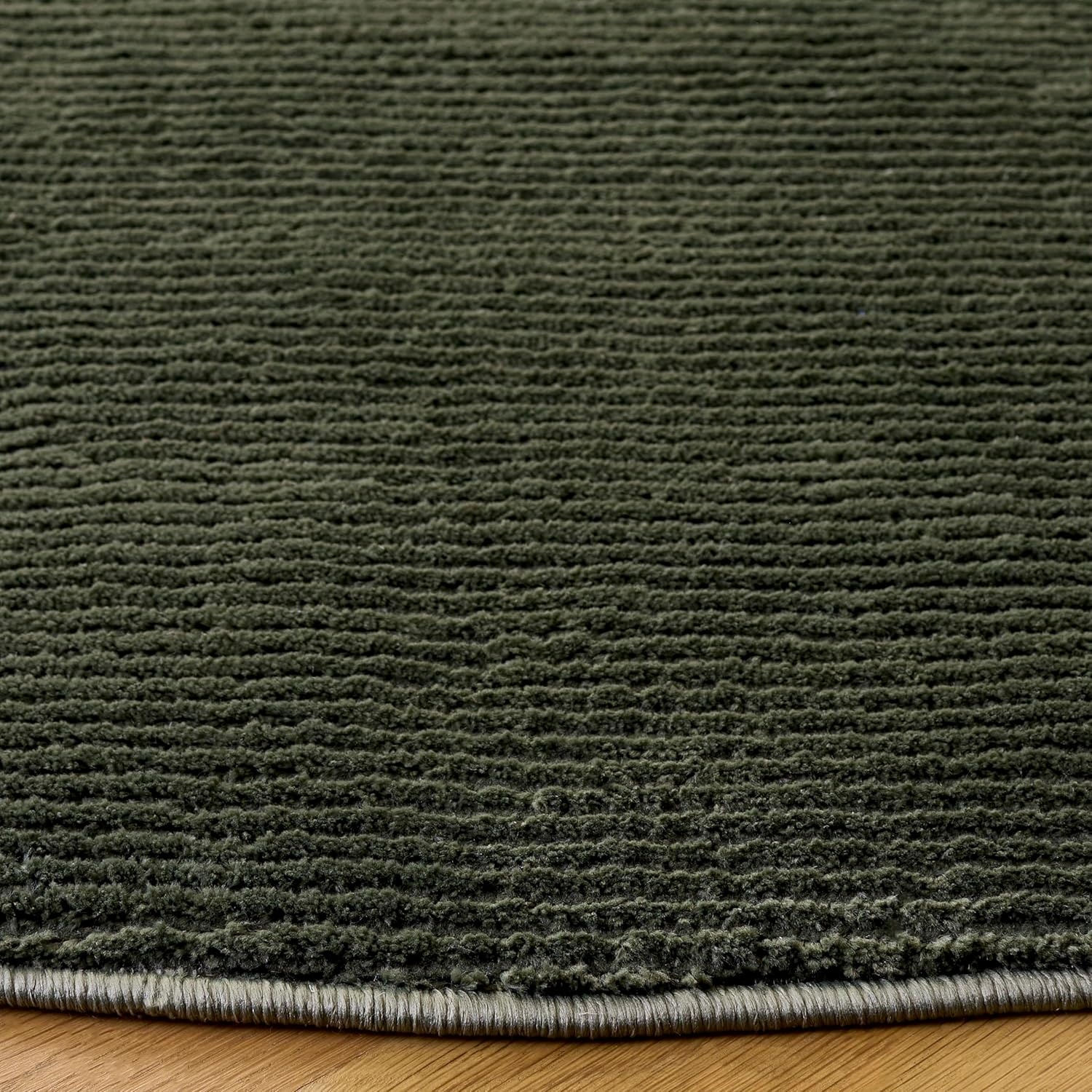 image:imageSAFAVIEH Area Rug 8x10 Revive Collection Large Green Solid Pattern NonShedding amp Easy Cleaning Ideal for Living Room Bedroom Office Dining Space REV102YGreen