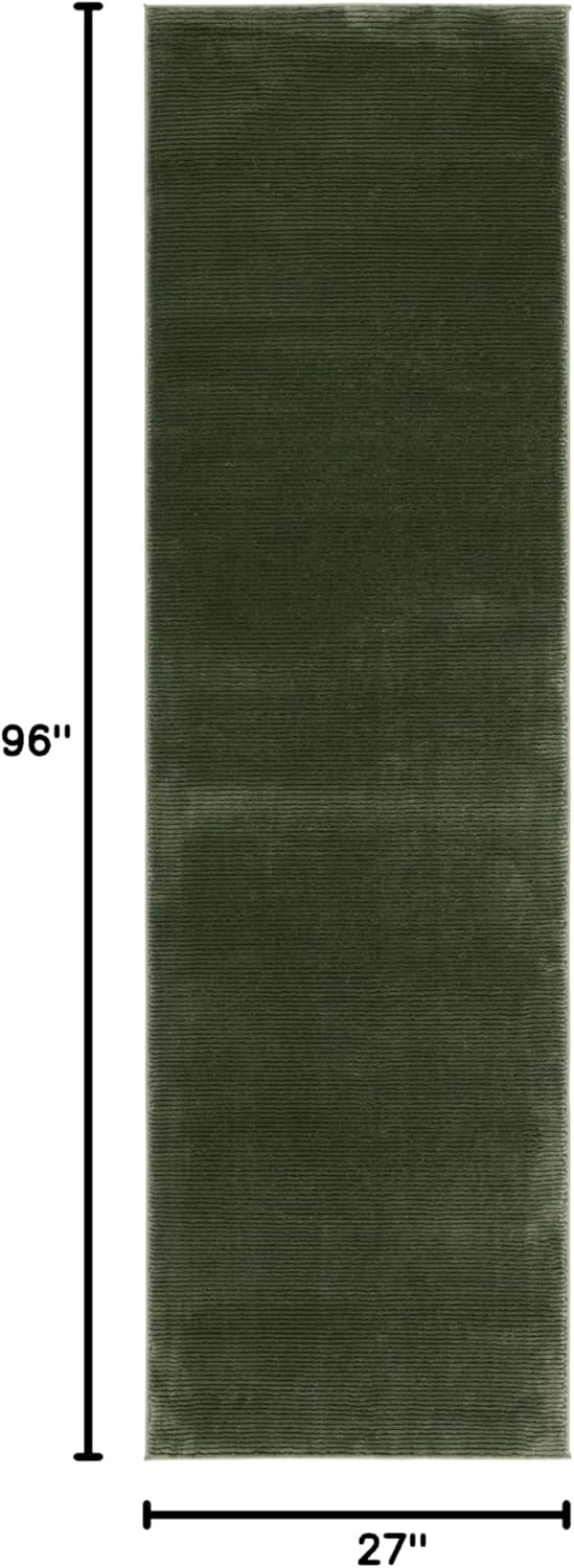 image:imageSAFAVIEH Area Rug 8x10 Revive Collection Large Green Solid Pattern NonShedding amp Easy Cleaning Ideal for Living Room Bedroom Office Dining Space REV102YGreen
