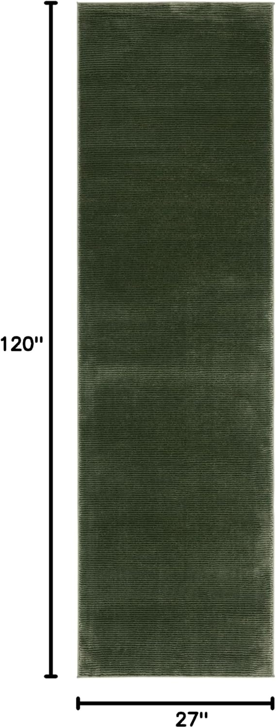image:imageSAFAVIEH Area Rug 8x10 Revive Collection Large Green Solid Pattern NonShedding amp Easy Cleaning Ideal for Living Room Bedroom Office Dining Space REV102YGreen