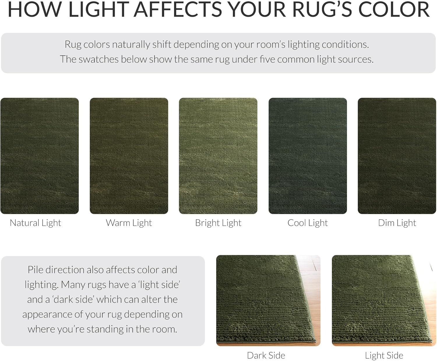 image:imageSAFAVIEH Area Rug 8x10 Revive Collection Large Green Solid Pattern NonShedding amp Easy Cleaning Ideal for Living Room Bedroom Office Dining Space REV102YGreen