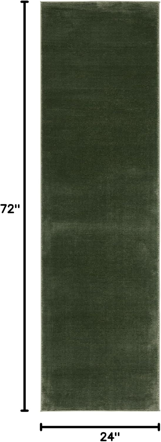 image:imageSAFAVIEH Area Rug 8x10 Revive Collection Large Green Solid Pattern NonShedding amp Easy Cleaning Ideal for Living Room Bedroom Office Dining Space REV102YGreen