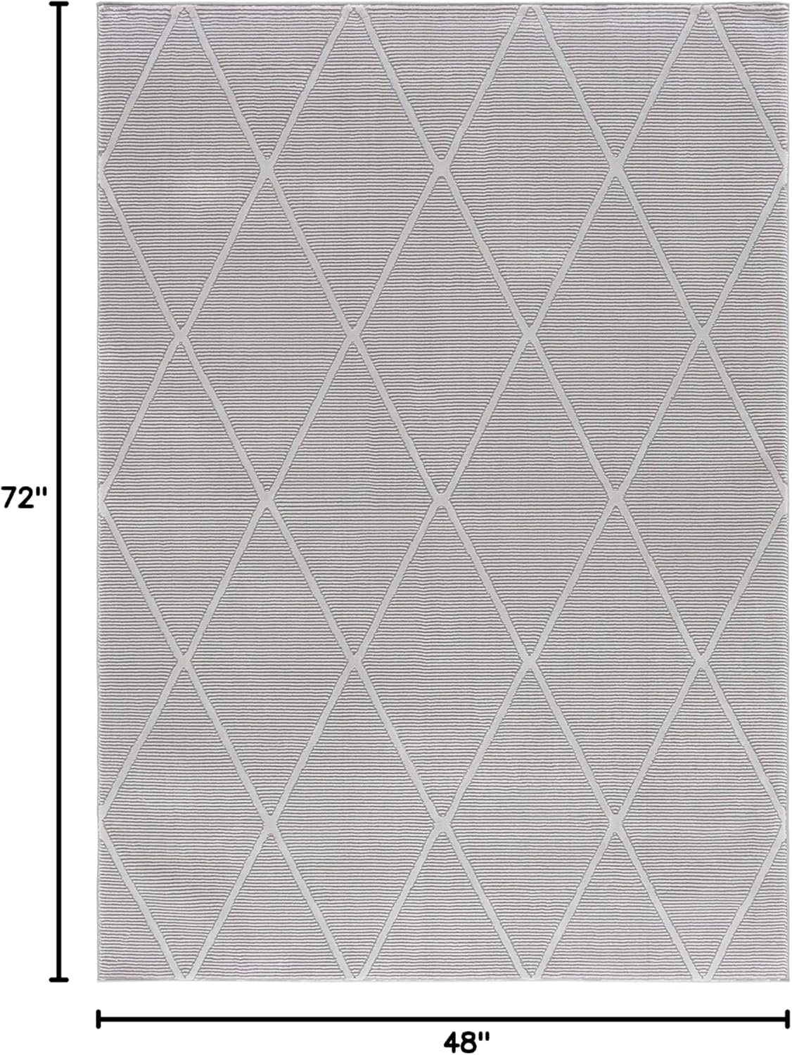 image:imageSAFAVIEH Area Rug 8x10 Revive Collection Large Green Trellis Pattern NonShedding amp Easy Cleaning Ideal for Living Room Bedroom Office Dining Space REV104YGrey