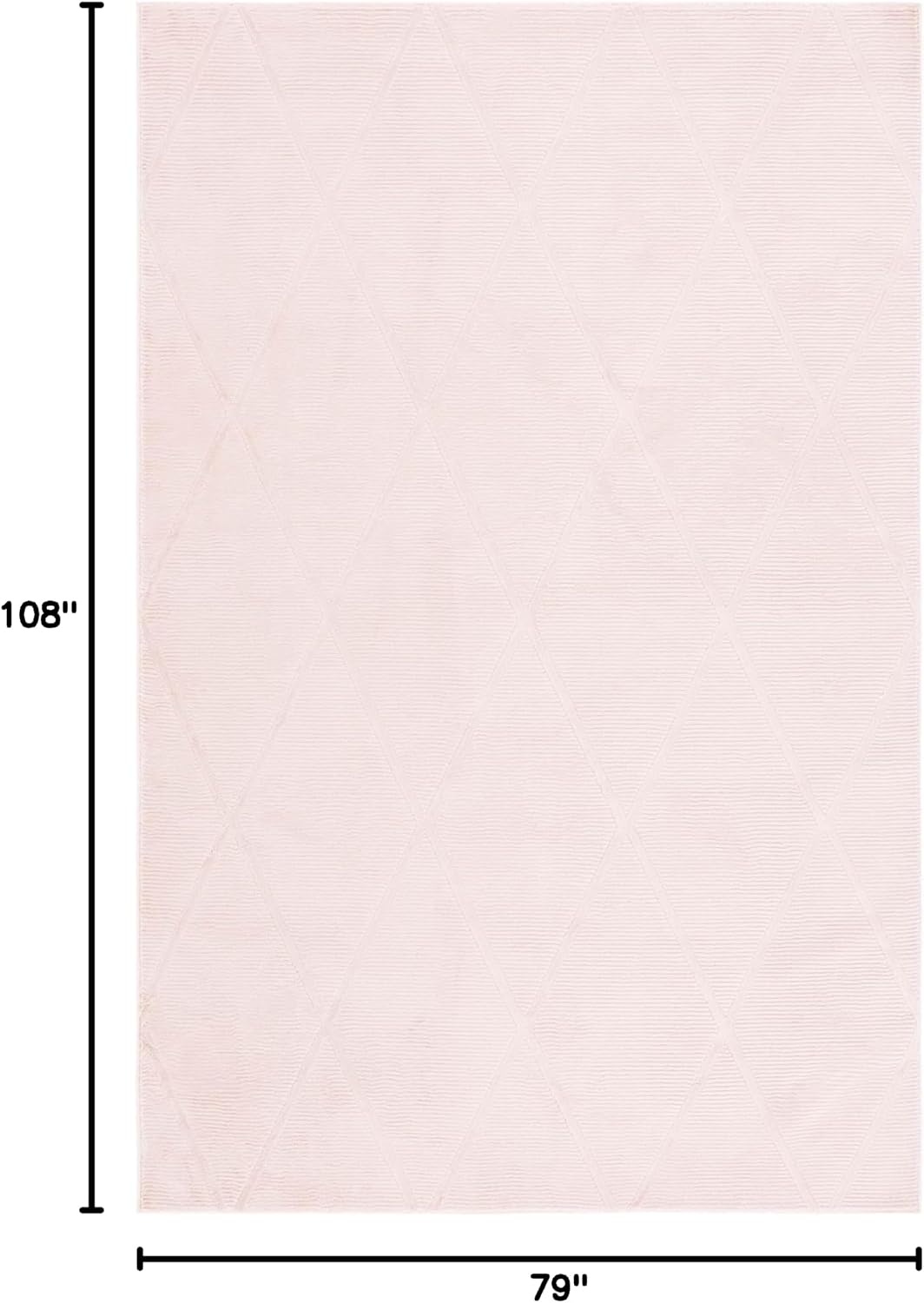 image:imageSAFAVIEH Area Rug 8x10 Revive Collection Large Green Trellis Pattern NonShedding amp Easy Cleaning Ideal for Living Room Bedroom Office Dining Space REV104YPink