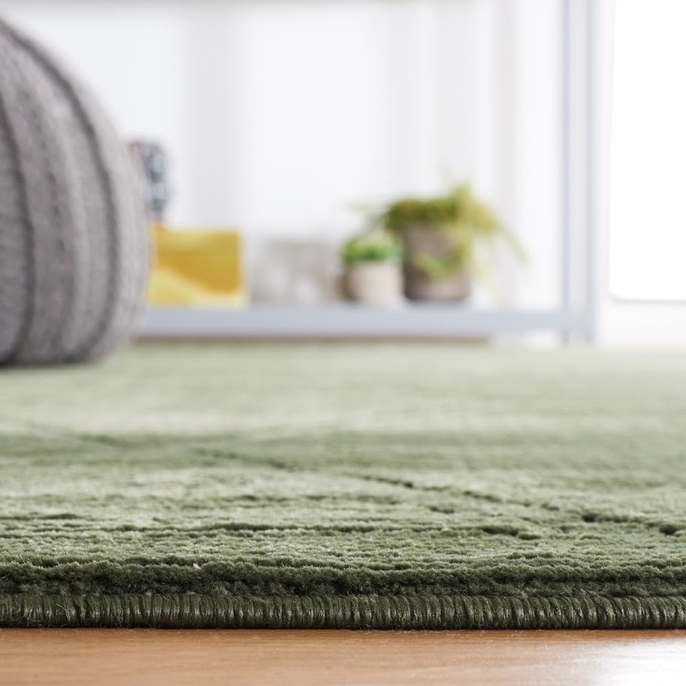 image:imageSAFAVIEH Area Rug 8x10 Revive Collection Large Green Trellis Pattern NonShedding amp Easy Cleaning Ideal for Living Room Bedroom Office Dining Space REV104YGreen