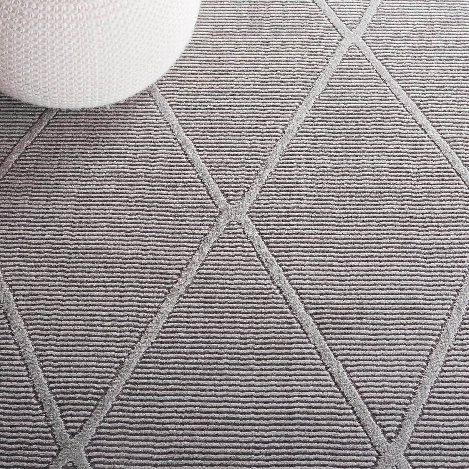 image:imageSAFAVIEH Area Rug 8x10 Revive Collection Large Green Trellis Pattern NonShedding amp Easy Cleaning Ideal for Living Room Bedroom Office Dining Space REV104YGrey