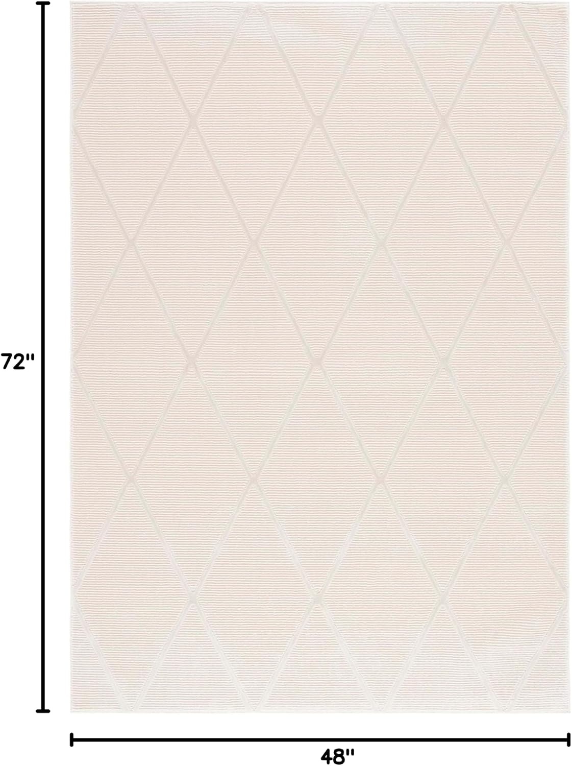 image:imageSAFAVIEH Area Rug 8x10 Revive Collection Large Green Trellis Pattern NonShedding amp Easy Cleaning Ideal for Living Room Bedroom Office Dining Space REV104YIvory