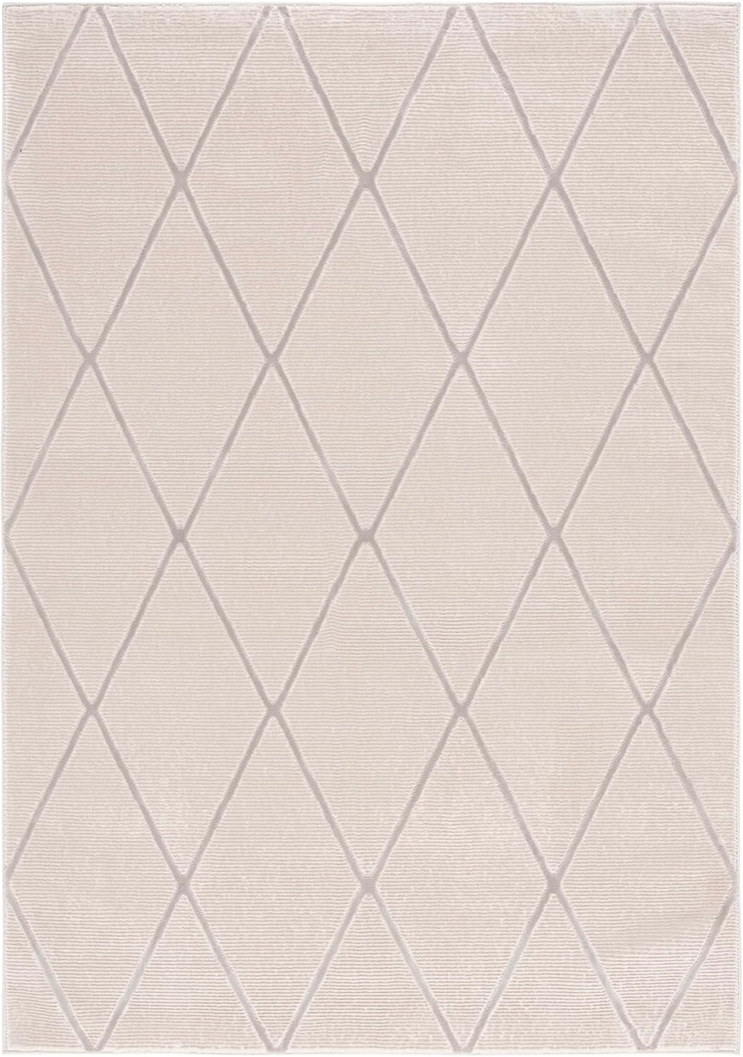 image:imageSAFAVIEH Area Rug 8x10 Revive Collection Large Green Trellis Pattern NonShedding amp Easy Cleaning Ideal for Living Room Bedroom Office Dining Space REV104YBeige
