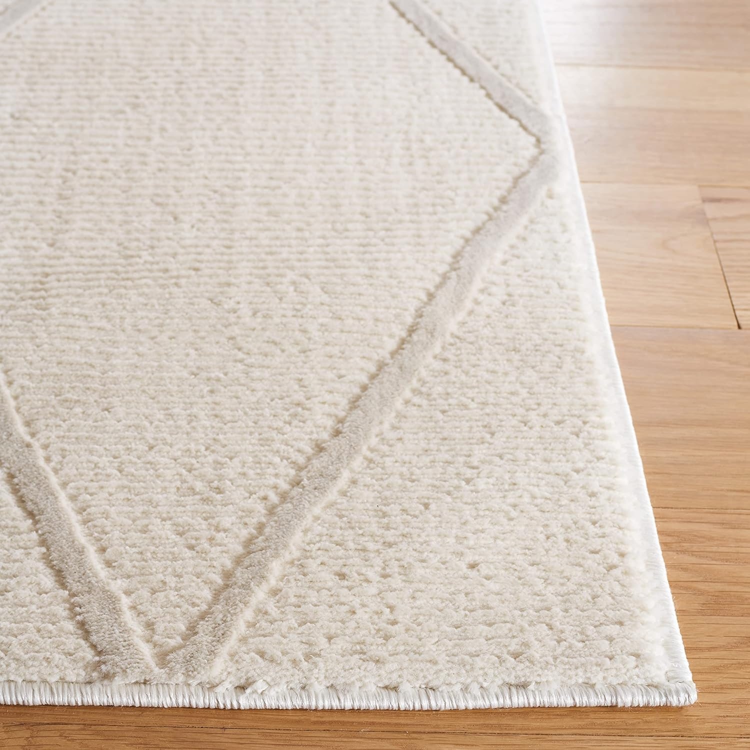 image:imageSAFAVIEH Area Rug 8x10 Revive Collection Large Green Trellis Pattern NonShedding amp Easy Cleaning Ideal for Living Room Bedroom Office Dining Space REV104YIvory