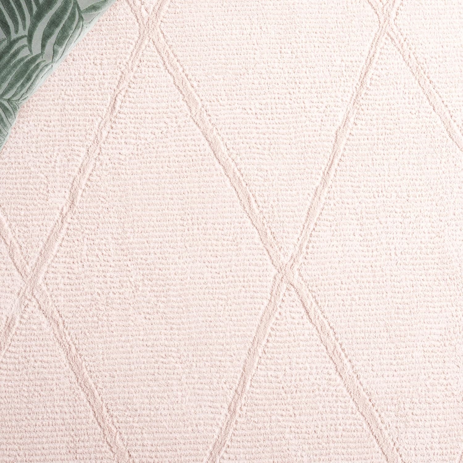 image:imageSAFAVIEH Area Rug 8x10 Revive Collection Large Green Trellis Pattern NonShedding amp Easy Cleaning Ideal for Living Room Bedroom Office Dining Space REV104YPink