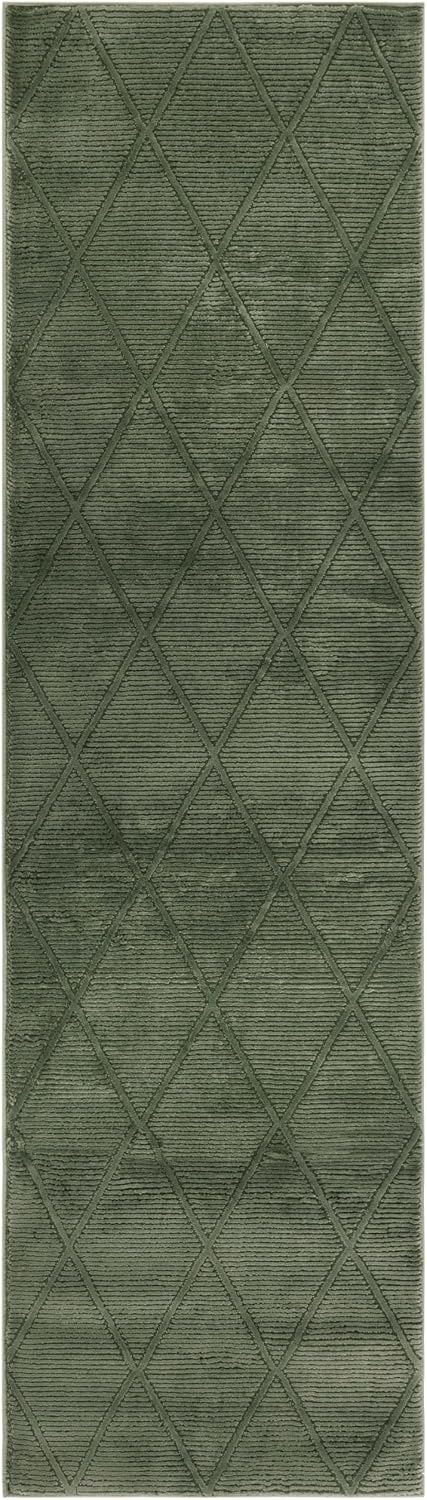 image:imageSAFAVIEH Area Rug 8x10 Revive Collection Large Green Trellis Pattern NonShedding amp Easy Cleaning Ideal for Living Room Bedroom Office Dining Space REV104YGreen