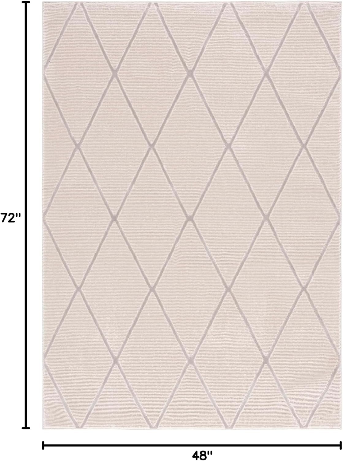 image:imageSAFAVIEH Area Rug 8x10 Revive Collection Large Green Trellis Pattern NonShedding amp Easy Cleaning Ideal for Living Room Bedroom Office Dining Space REV104YBeige
