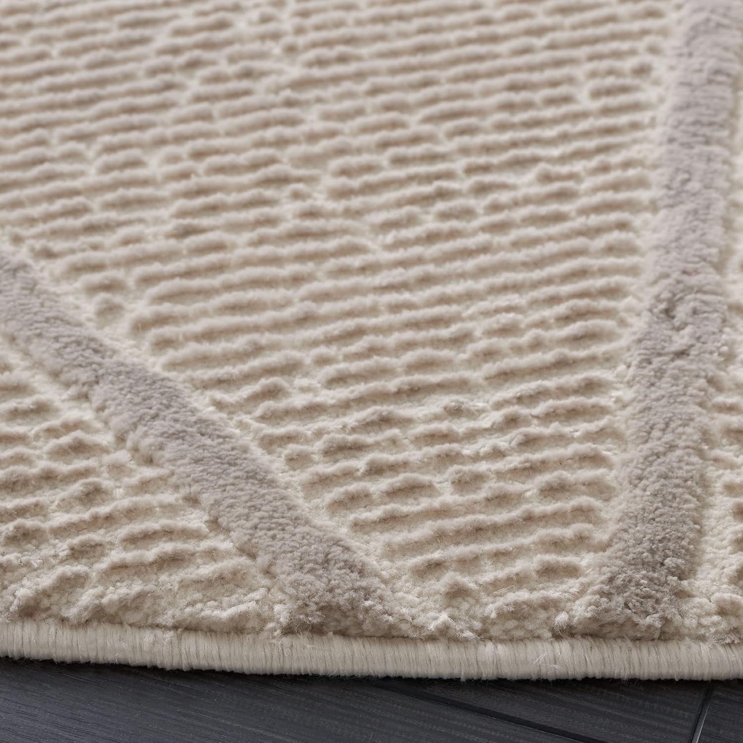 image:imageSAFAVIEH Area Rug 8x10 Revive Collection Large Green Trellis Pattern NonShedding amp Easy Cleaning Ideal for Living Room Bedroom Office Dining Space REV104YBeige