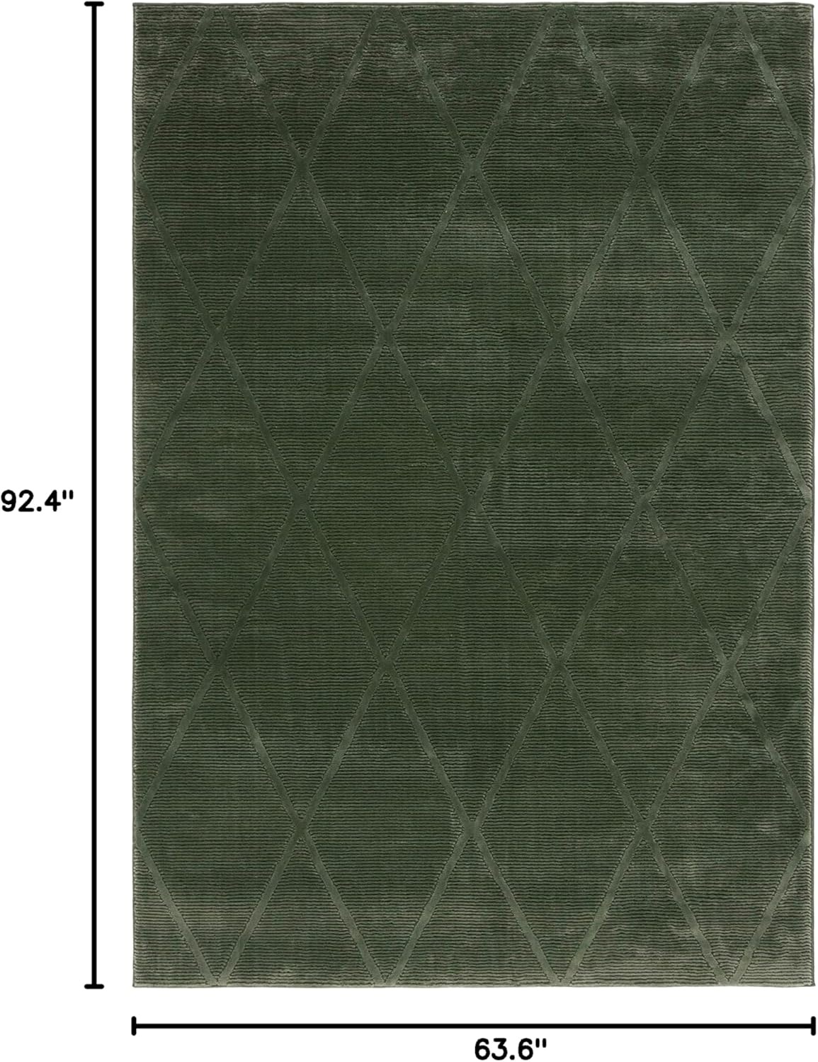 image:imageSAFAVIEH Area Rug 8x10 Revive Collection Large Green Trellis Pattern NonShedding amp Easy Cleaning Ideal for Living Room Bedroom Office Dining Space REV104YGreen