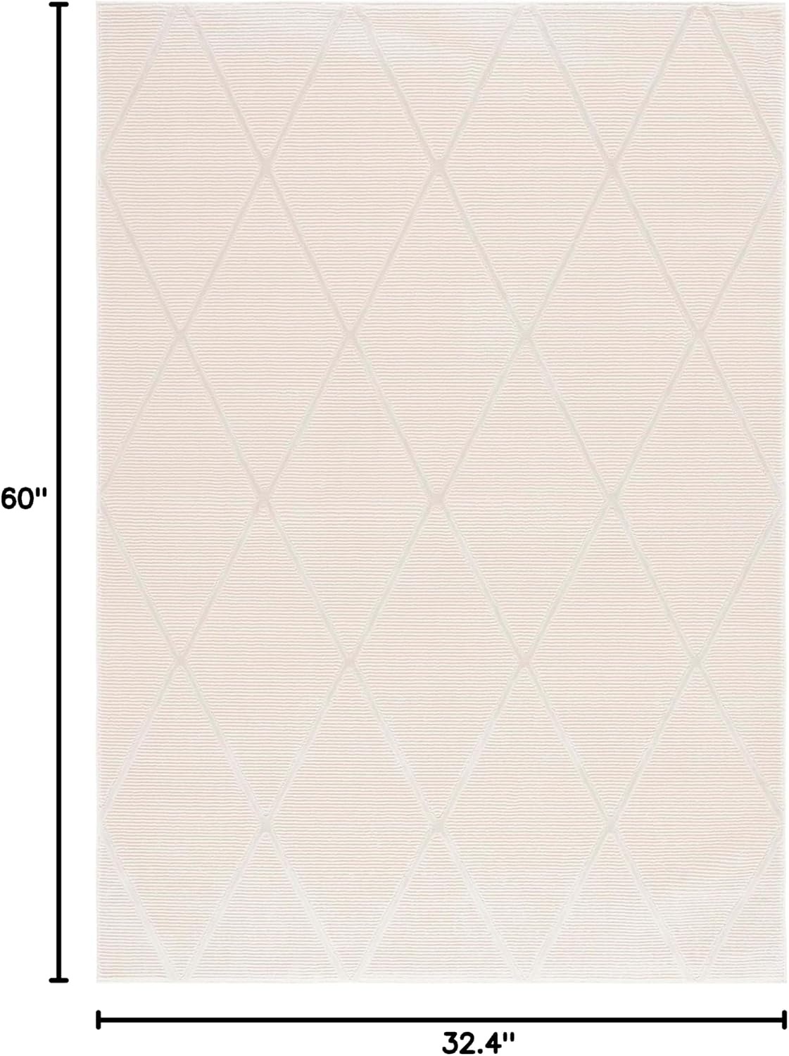 image:imageSAFAVIEH Area Rug 8x10 Revive Collection Large Green Trellis Pattern NonShedding amp Easy Cleaning Ideal for Living Room Bedroom Office Dining Space REV104YIvory