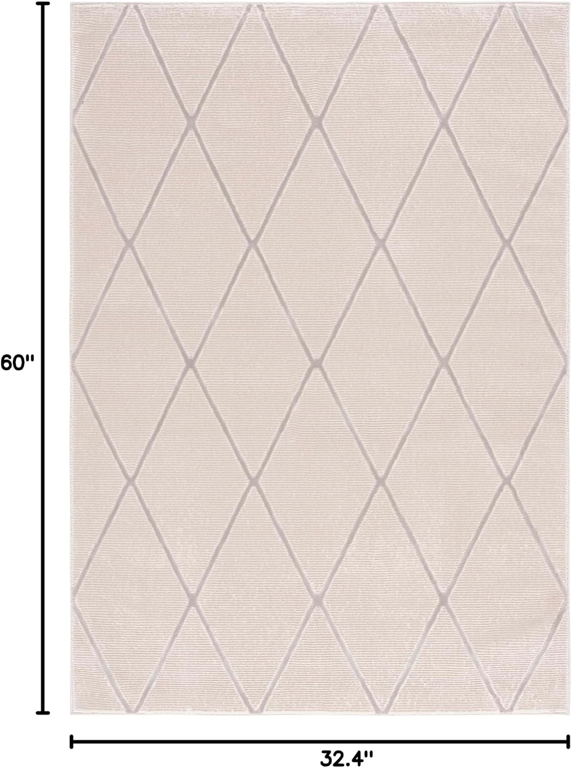 image:imageSAFAVIEH Area Rug 8x10 Revive Collection Large Green Trellis Pattern NonShedding amp Easy Cleaning Ideal for Living Room Bedroom Office Dining Space REV104YBeige