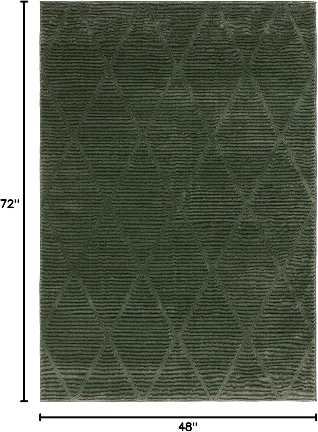 image:imageSAFAVIEH Area Rug 8x10 Revive Collection Large Green Trellis Pattern NonShedding amp Easy Cleaning Ideal for Living Room Bedroom Office Dining Space REV104YGreen