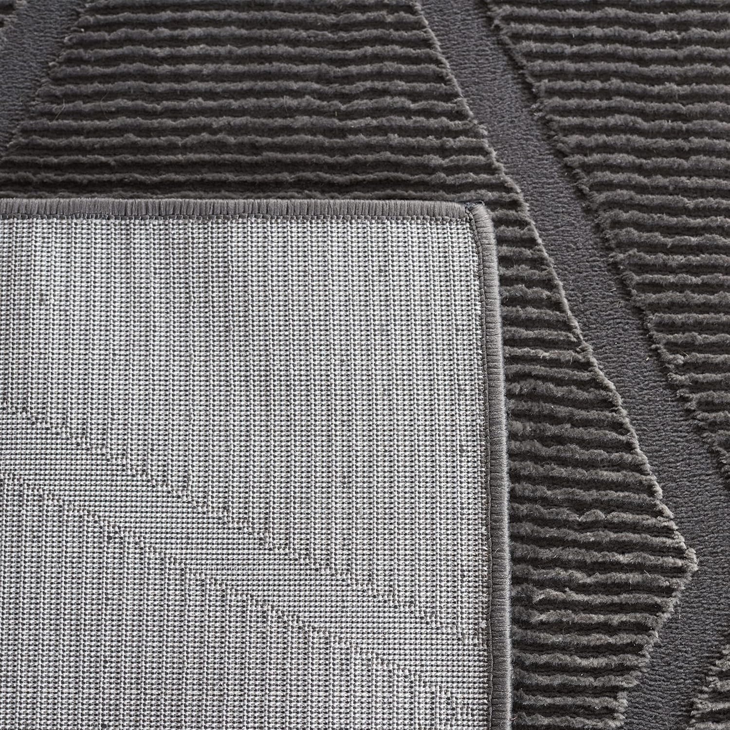image:imageSAFAVIEH Area Rug 8x10 Revive Collection Large Green Trellis Pattern NonShedding amp Easy Cleaning Ideal for Living Room Bedroom Office Dining Space REV104YCharcoal