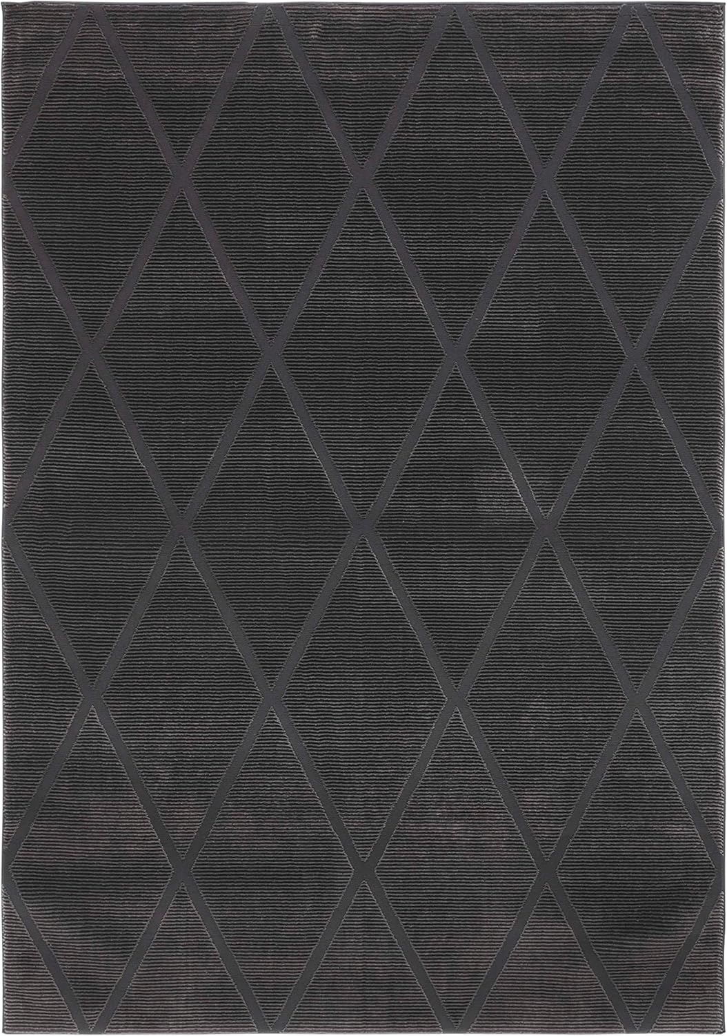image:imageSAFAVIEH Area Rug 8x10 Revive Collection Large Green Trellis Pattern NonShedding amp Easy Cleaning Ideal for Living Room Bedroom Office Dining Space REV104YCharcoal