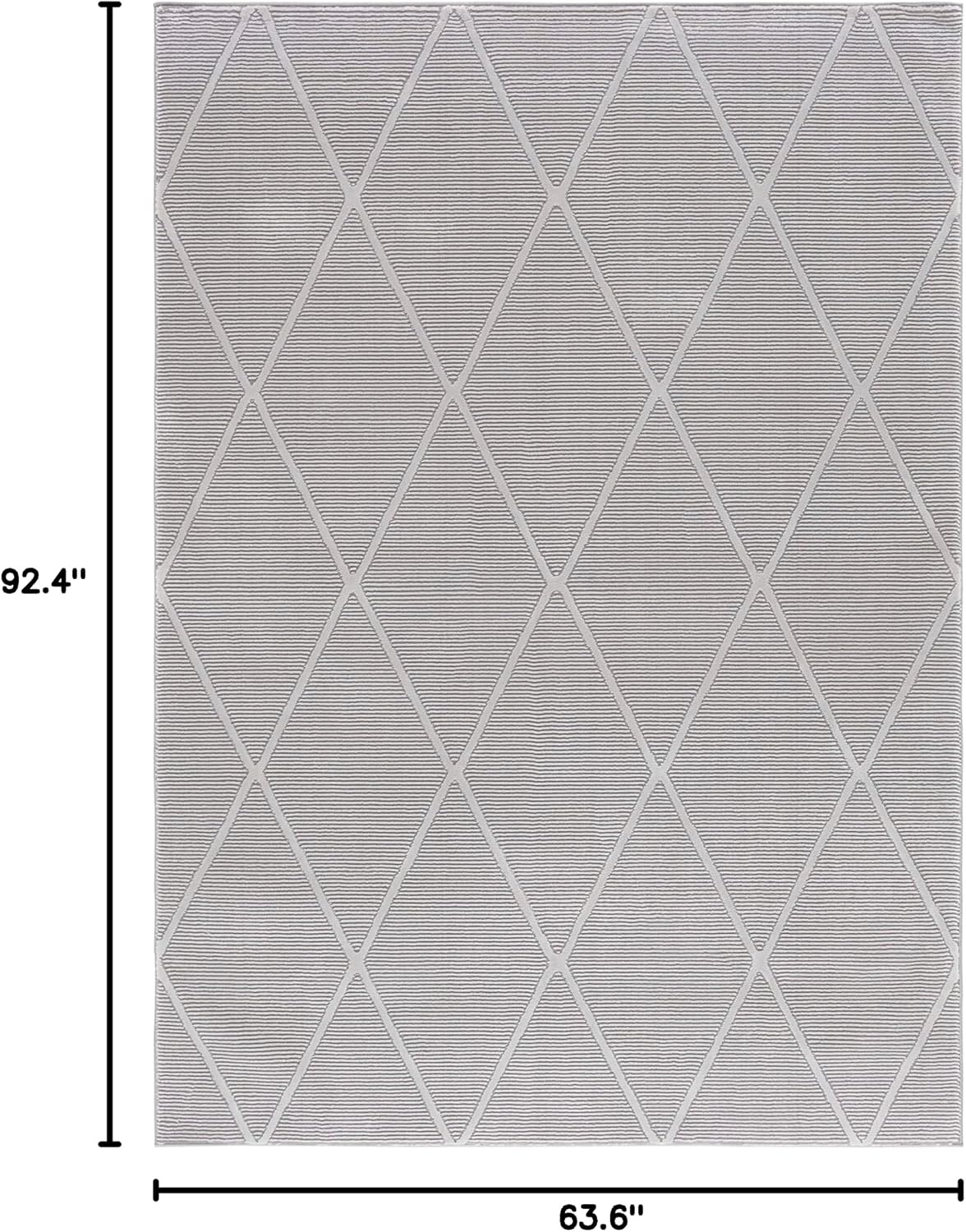image:imageSAFAVIEH Area Rug 8x10 Revive Collection Large Green Trellis Pattern NonShedding amp Easy Cleaning Ideal for Living Room Bedroom Office Dining Space REV104YGrey