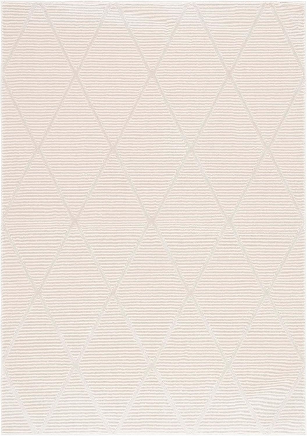image:imageSAFAVIEH Area Rug 8x10 Revive Collection Large Green Trellis Pattern NonShedding amp Easy Cleaning Ideal for Living Room Bedroom Office Dining Space REV104YIvory
