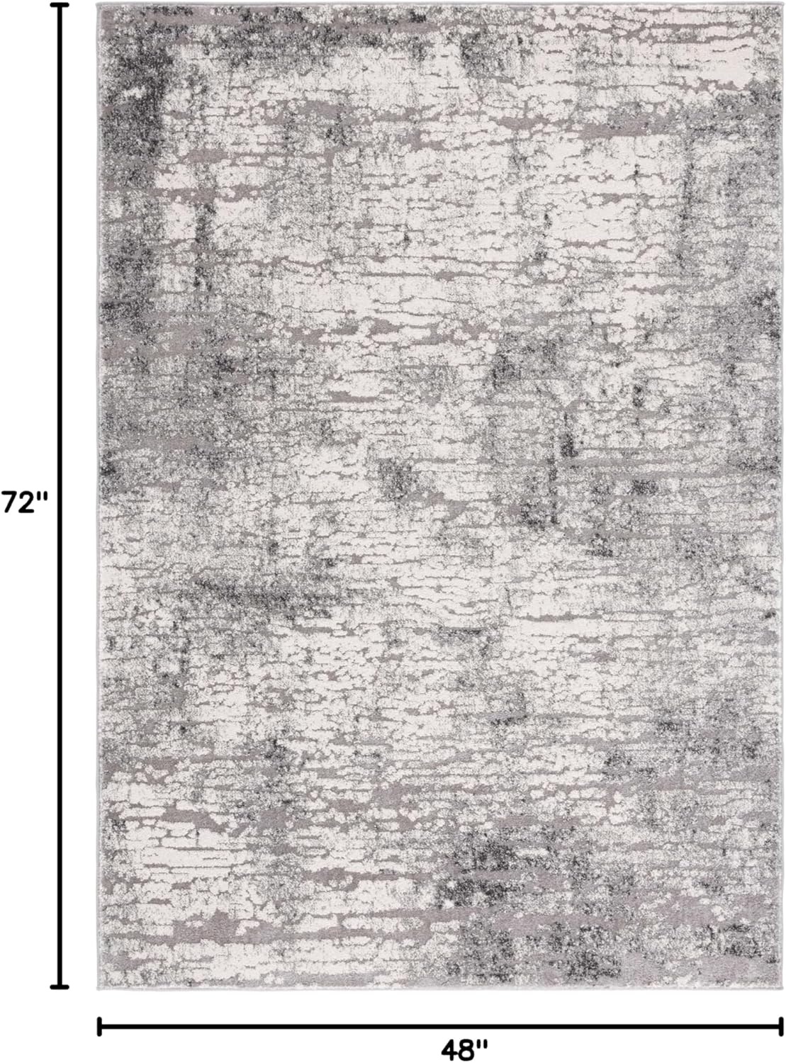 image:imageSAFAVIEH Area Rug 8x10 Spirit Collection Large Taupe amp Ivory Modern Abstract Design NonShedding amp Easy Cleaning Ideal for Living Room Bedroom Office Dining Space SPR126EIvoryGrey