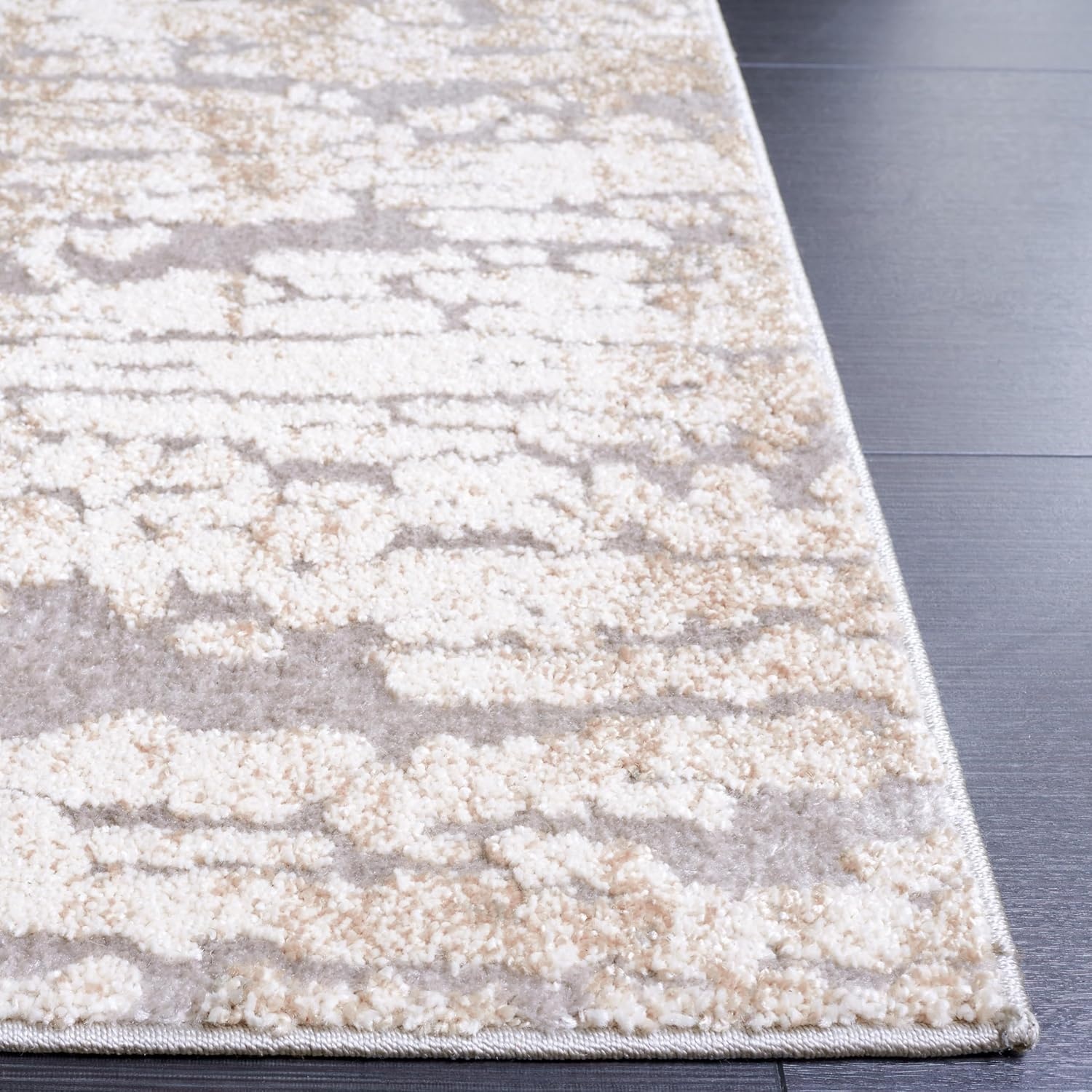 image:imageSAFAVIEH Area Rug 8x10 Spirit Collection Large Taupe amp Ivory Modern Abstract Design NonShedding amp Easy Cleaning Ideal for Living Room Bedroom Office Dining Space SPR126ETaupeIvory