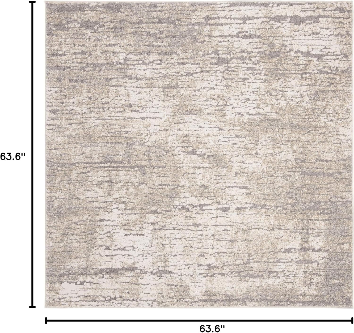 image:imageSAFAVIEH Area Rug 8x10 Spirit Collection Large Taupe amp Ivory Modern Abstract Design NonShedding amp Easy Cleaning Ideal for Living Room Bedroom Office Dining Space SPR126ETaupeIvory