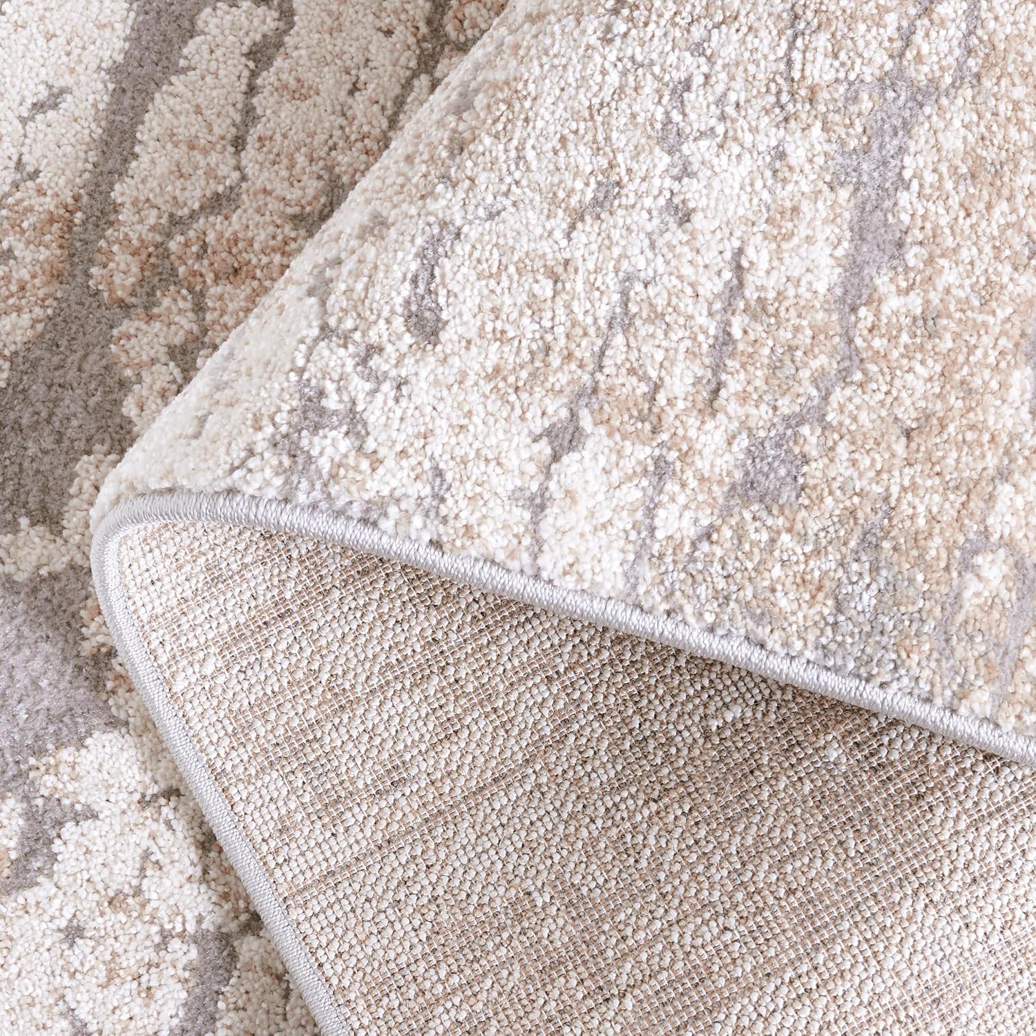 image:imageSAFAVIEH Area Rug 8x10 Spirit Collection Large Taupe amp Ivory Modern Abstract Design NonShedding amp Easy Cleaning Ideal for Living Room Bedroom Office Dining Space SPR126ETaupeIvory