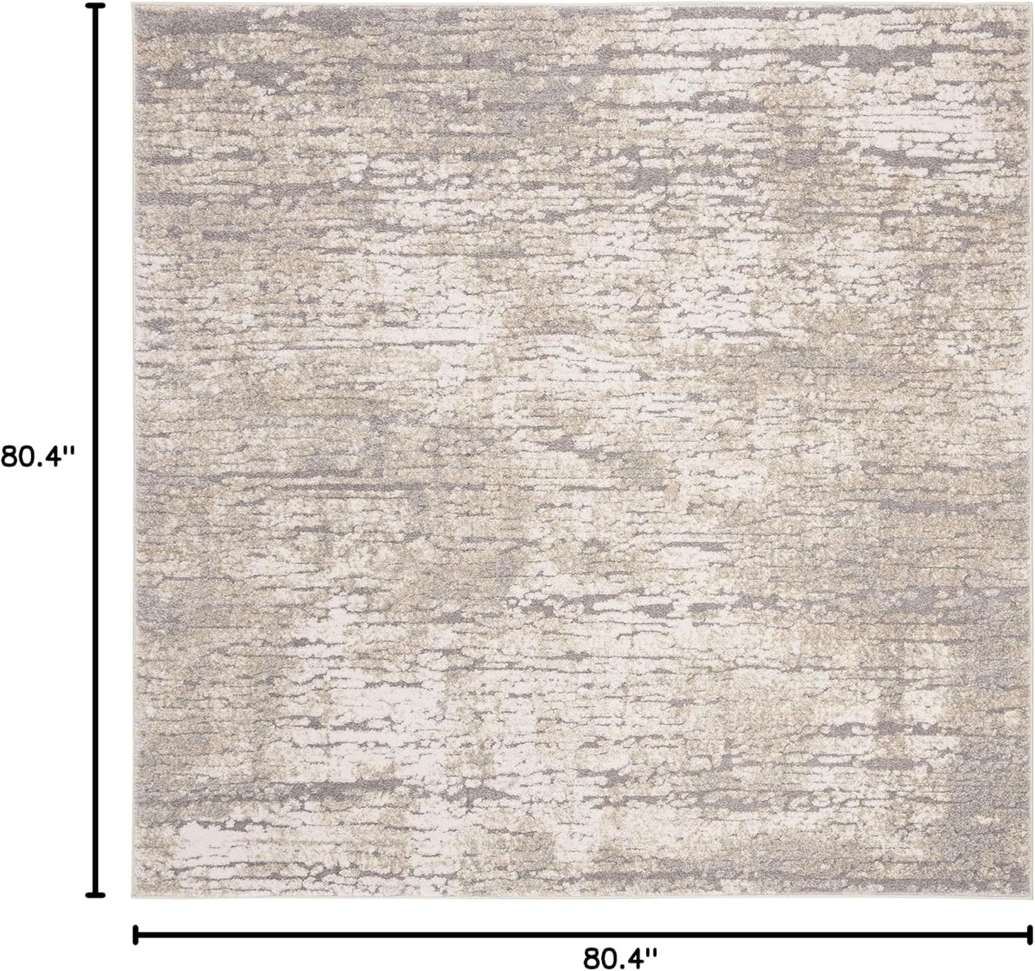 image:imageSAFAVIEH Area Rug 8x10 Spirit Collection Large Taupe amp Ivory Modern Abstract Design NonShedding amp Easy Cleaning Ideal for Living Room Bedroom Office Dining Space SPR126ETaupeIvory