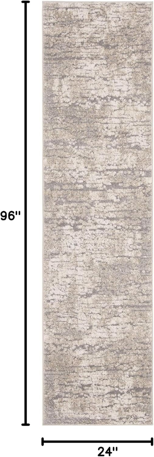 image:imageSAFAVIEH Area Rug 8x10 Spirit Collection Large Taupe amp Ivory Modern Abstract Design NonShedding amp Easy Cleaning Ideal for Living Room Bedroom Office Dining Space SPR126ETaupeIvory
