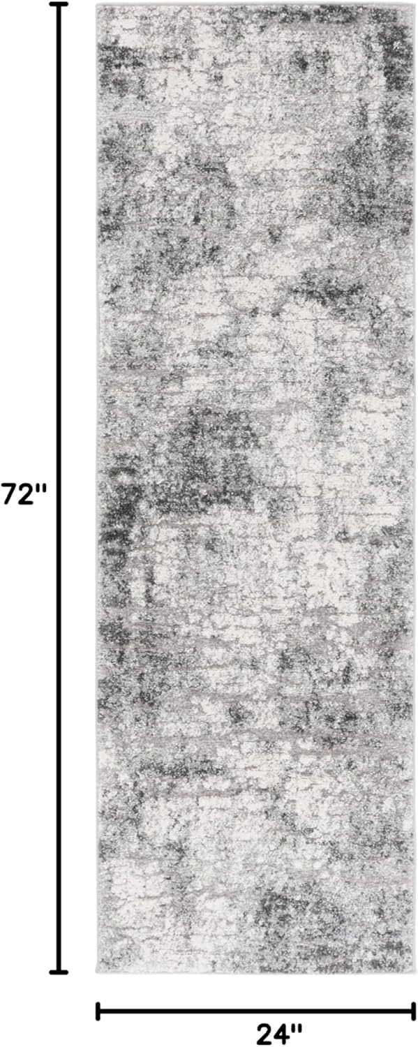 image:imageSAFAVIEH Area Rug 8x10 Spirit Collection Large Taupe amp Ivory Modern Abstract Design NonShedding amp Easy Cleaning Ideal for Living Room Bedroom Office Dining Space SPR126EIvoryGrey