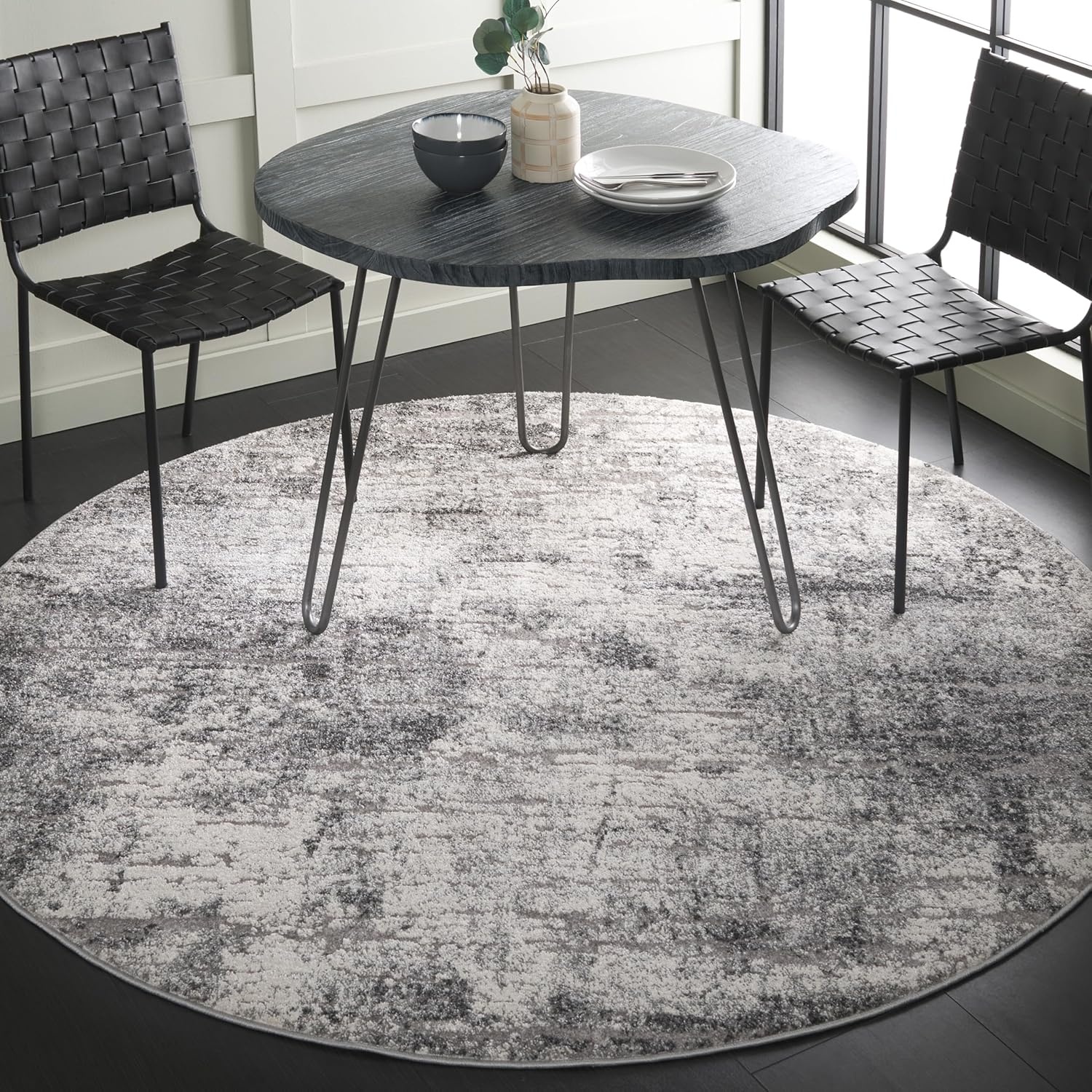 image:imageSAFAVIEH Area Rug 8x10 Spirit Collection Large Taupe amp Ivory Modern Abstract Design NonShedding amp Easy Cleaning Ideal for Living Room Bedroom Office Dining Space SPR126EIvoryGrey