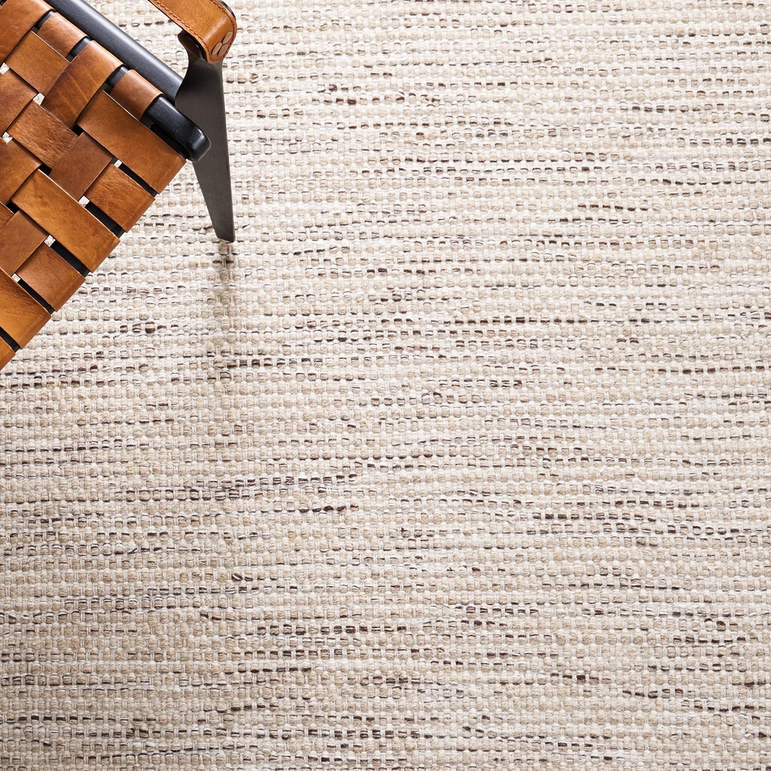 image:imageSAFAVIEH Area Rug 8x10 Vermont Collection Large Ivory Handmade Wool Ideal for Living Room Bedroom Office Dining Space VRM807ABeigeIvory