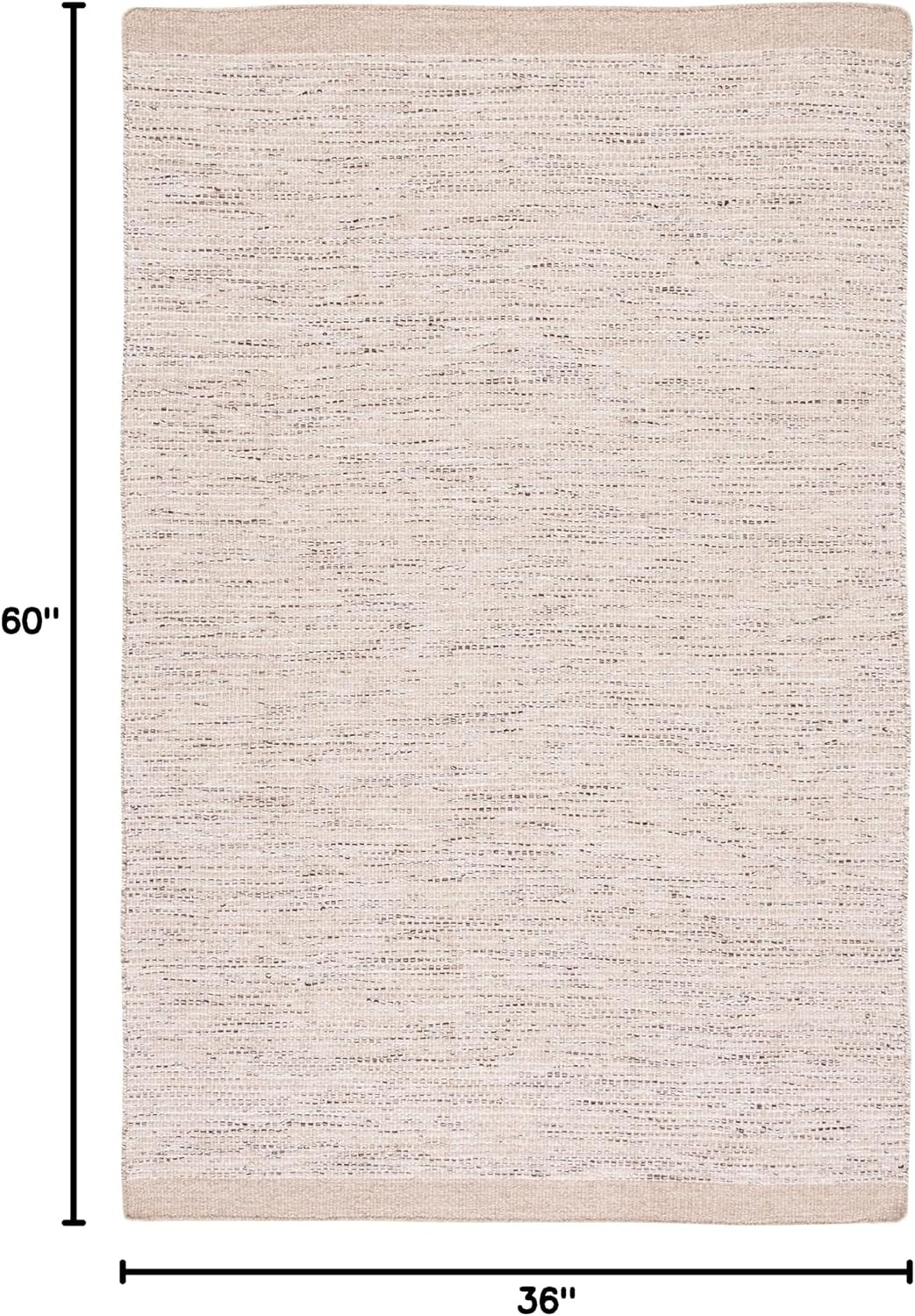 image:imageSAFAVIEH Area Rug 8x10 Vermont Collection Large Ivory Handmade Wool Ideal for Living Room Bedroom Office Dining Space VRM807ABeigeIvory