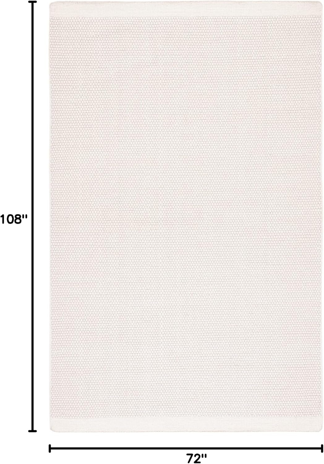 image:imageSAFAVIEH Area Rug 8x10 Vermont Collection Large Ivory Handmade Wool Ideal for Living Room Bedroom Office Dining Space VRM807AIvory