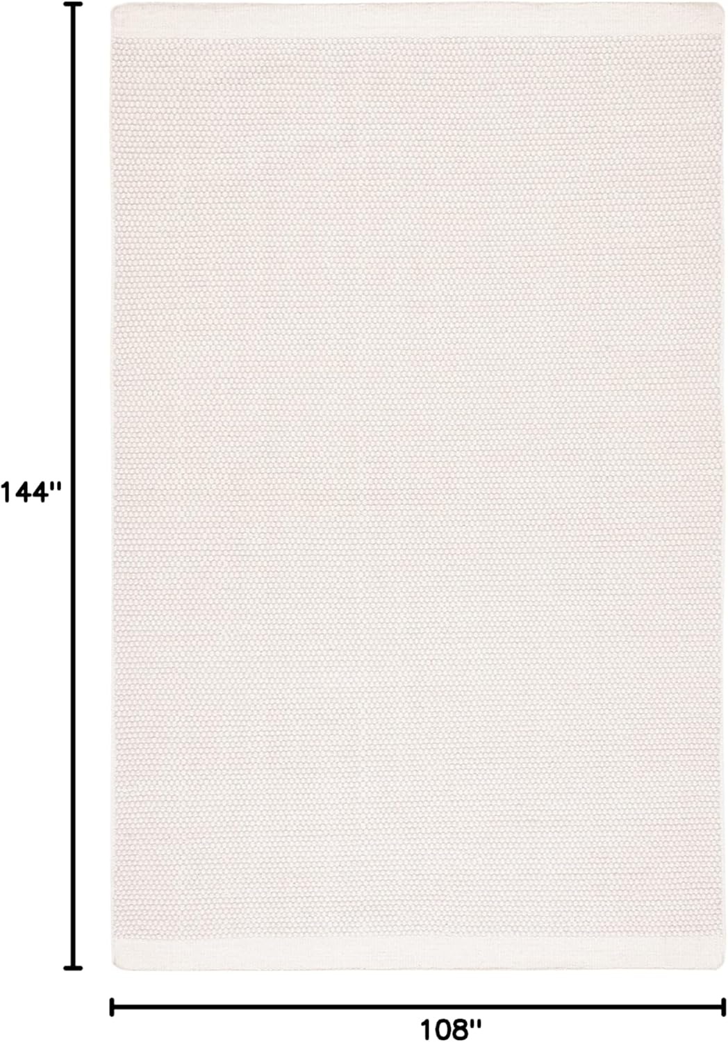 image:imageSAFAVIEH Area Rug 8x10 Vermont Collection Large Ivory Handmade Wool Ideal for Living Room Bedroom Office Dining Space VRM807AIvory